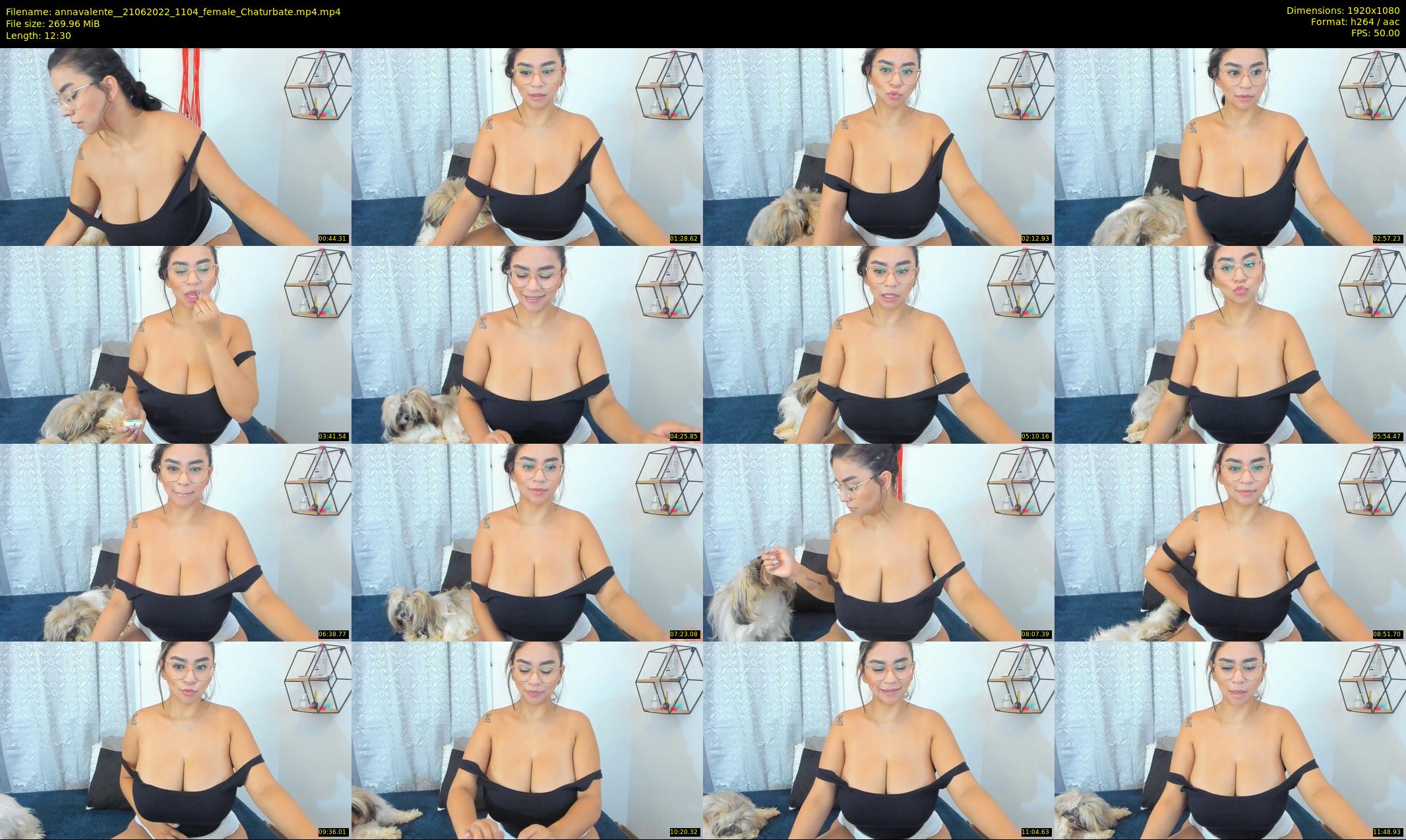 annavalente_ — 13 minute Chaturbate female cam show recording, 1080p, Jun 21, 2022