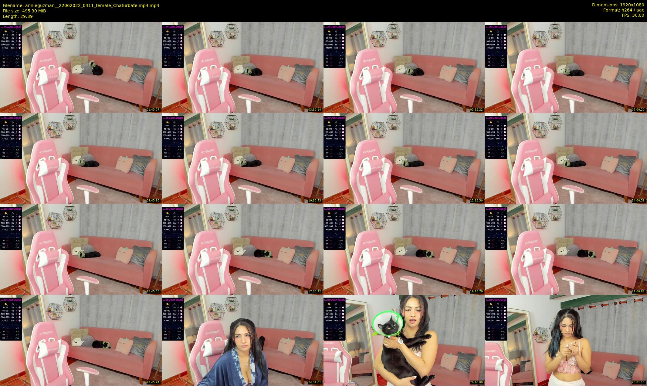 annieguzman_ — 30 minute Chaturbate female cam show recording, 1080p, Jun 22, 2022