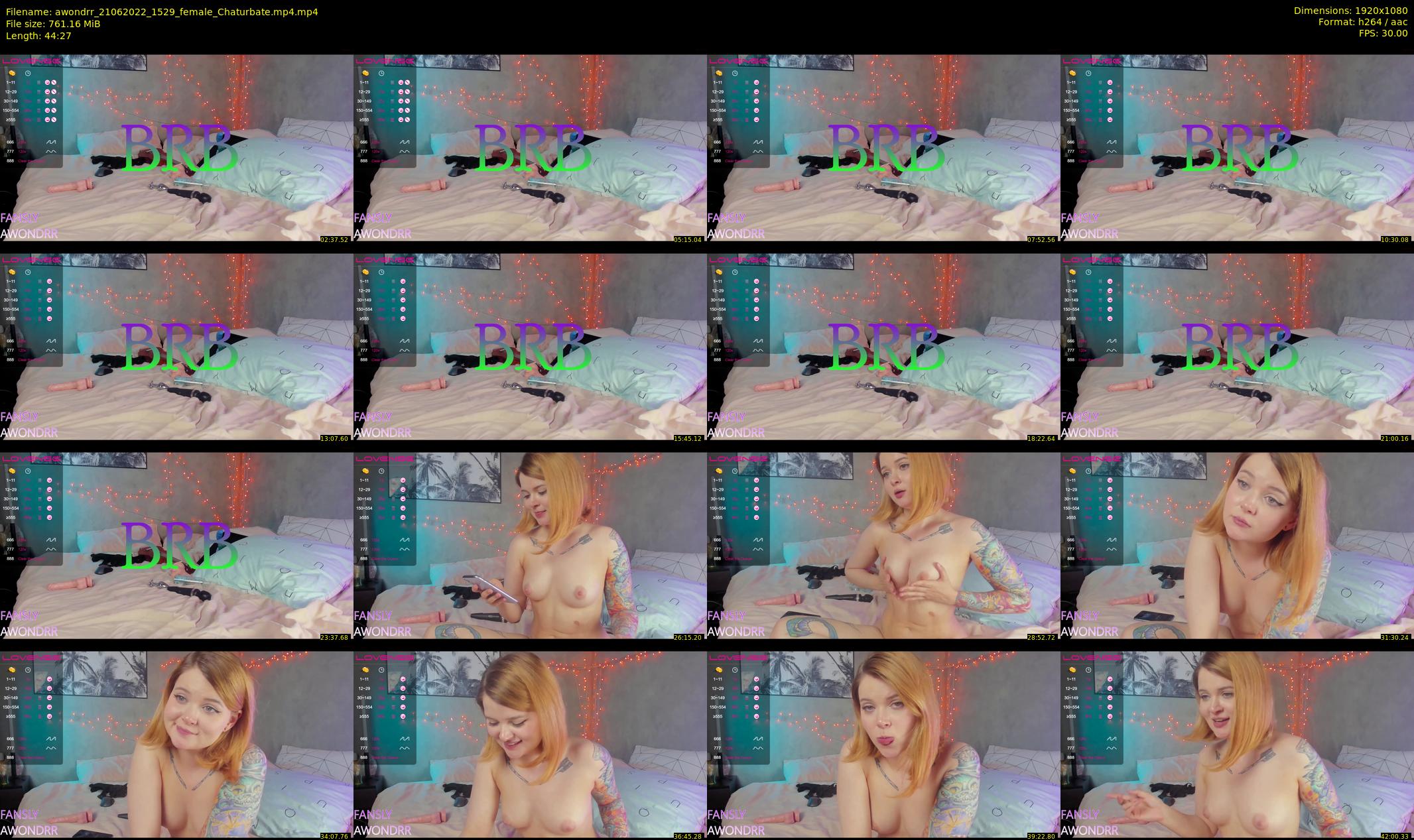 awondrr — 45 minute Chaturbate female cam show recording, 1080p, Jun 21, 2022