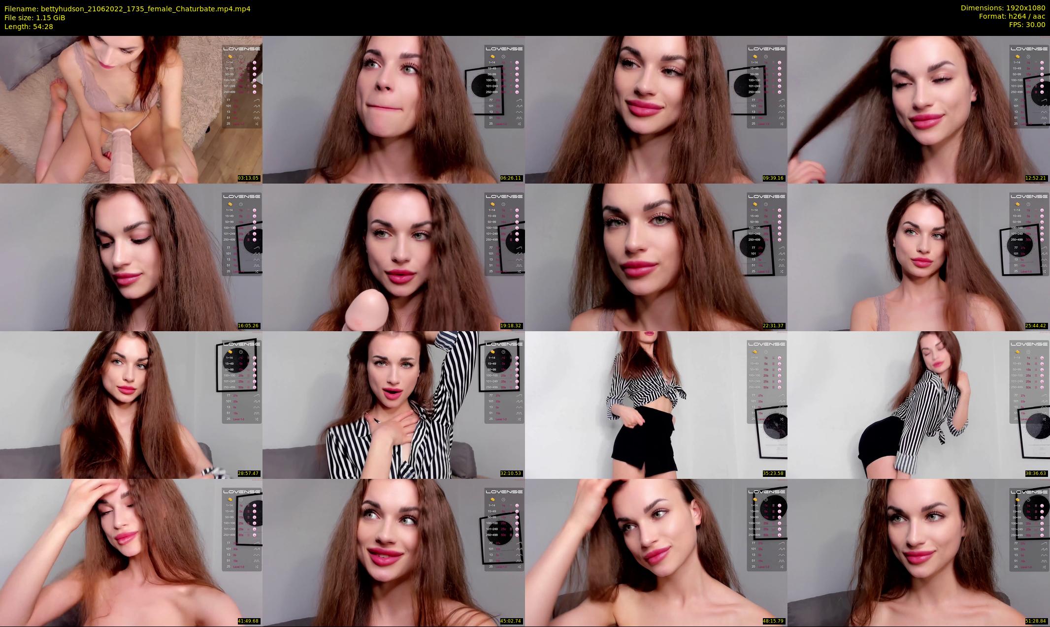 bettyhudson — 55 minute Chaturbate female cam show recording, 1080p, Jun 21, 2022