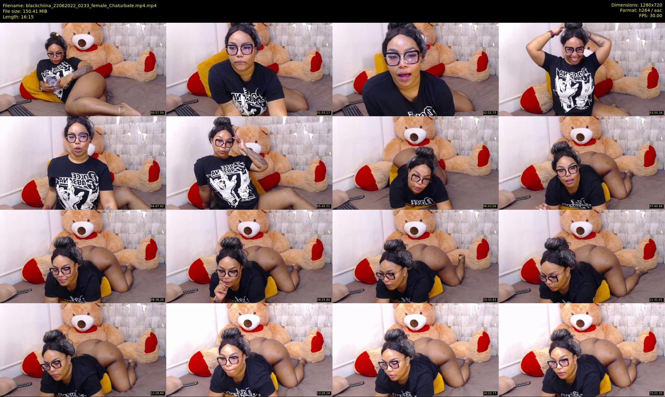 blackchiina — 17 minute Chaturbate female cam show recording, 720p, Jun 22, 2022