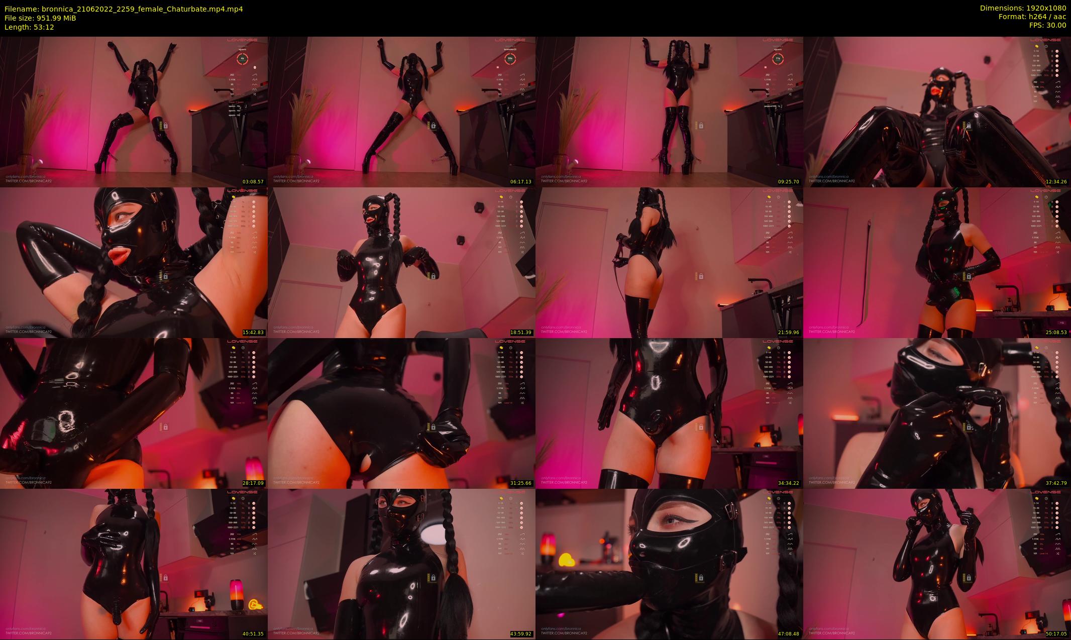 bronnica — 54 minute Chaturbate female cam show recording, 1080p, Jun 21, 2022