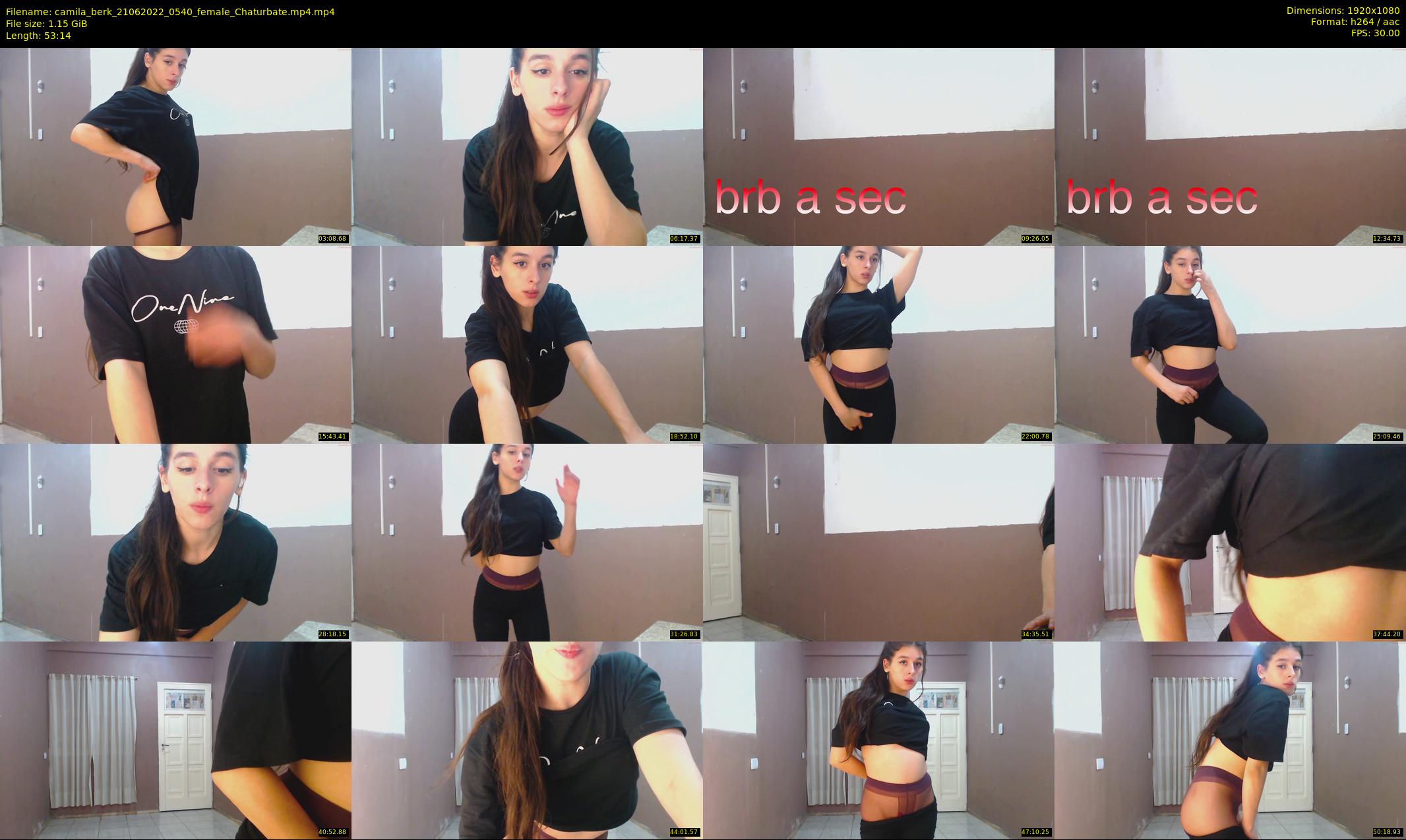 camila_berk — 54 minute Chaturbate female cam show recording, 1080p, Jun 21, 2022