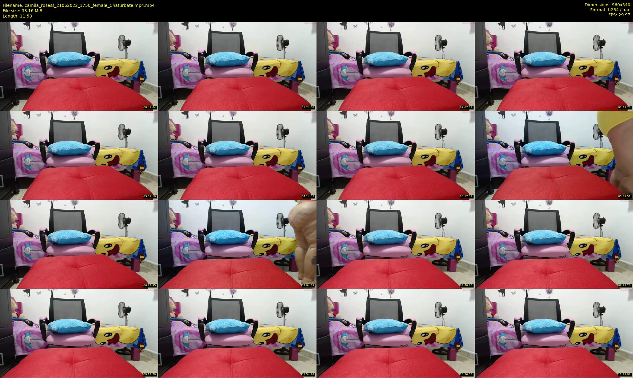 camila_rosess — 12 minute Chaturbate female cam show recording, 480p, Jun 21, 2022