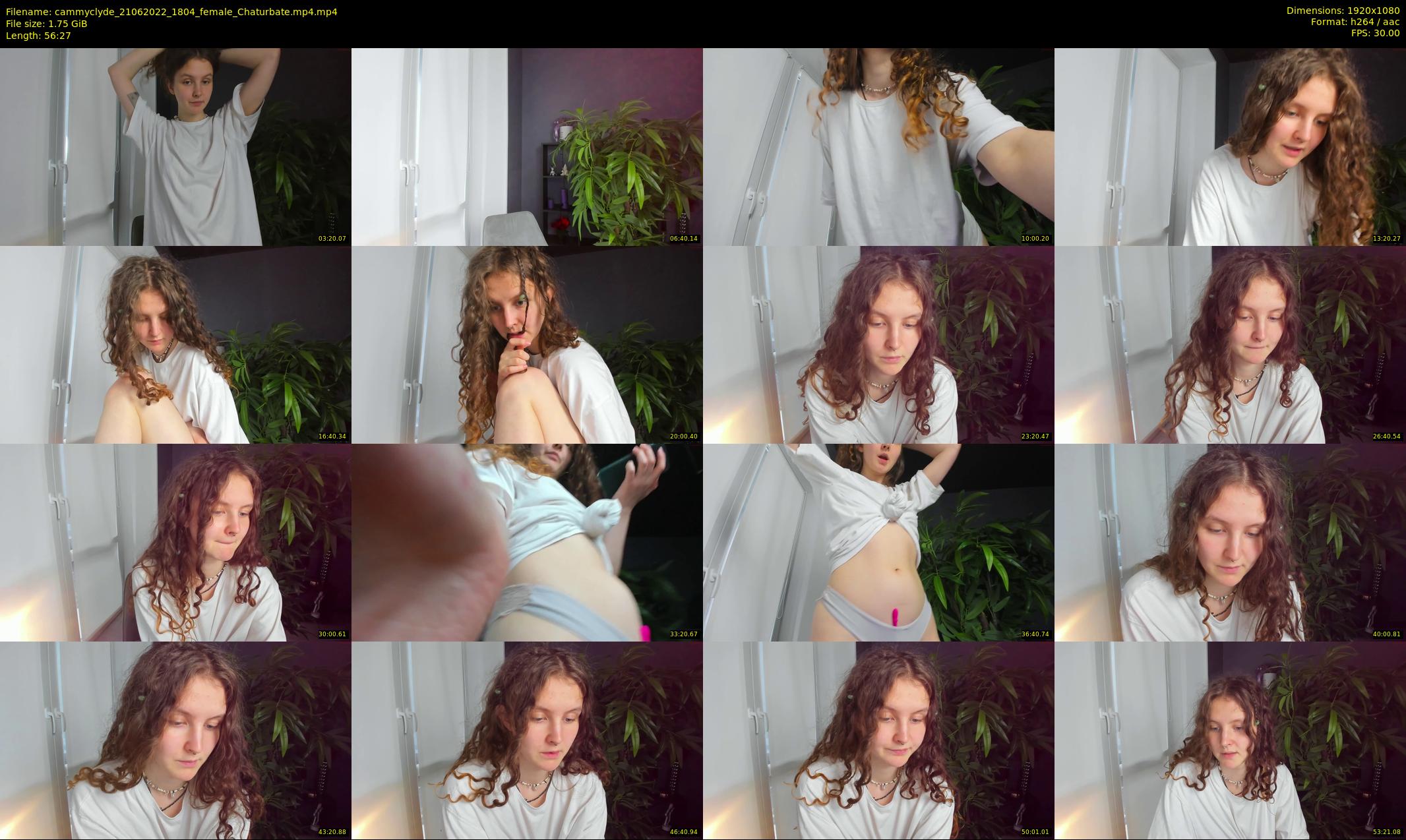 cammyclyde — 57 minute Chaturbate female cam show recording, 1080p, Jun 21, 2022