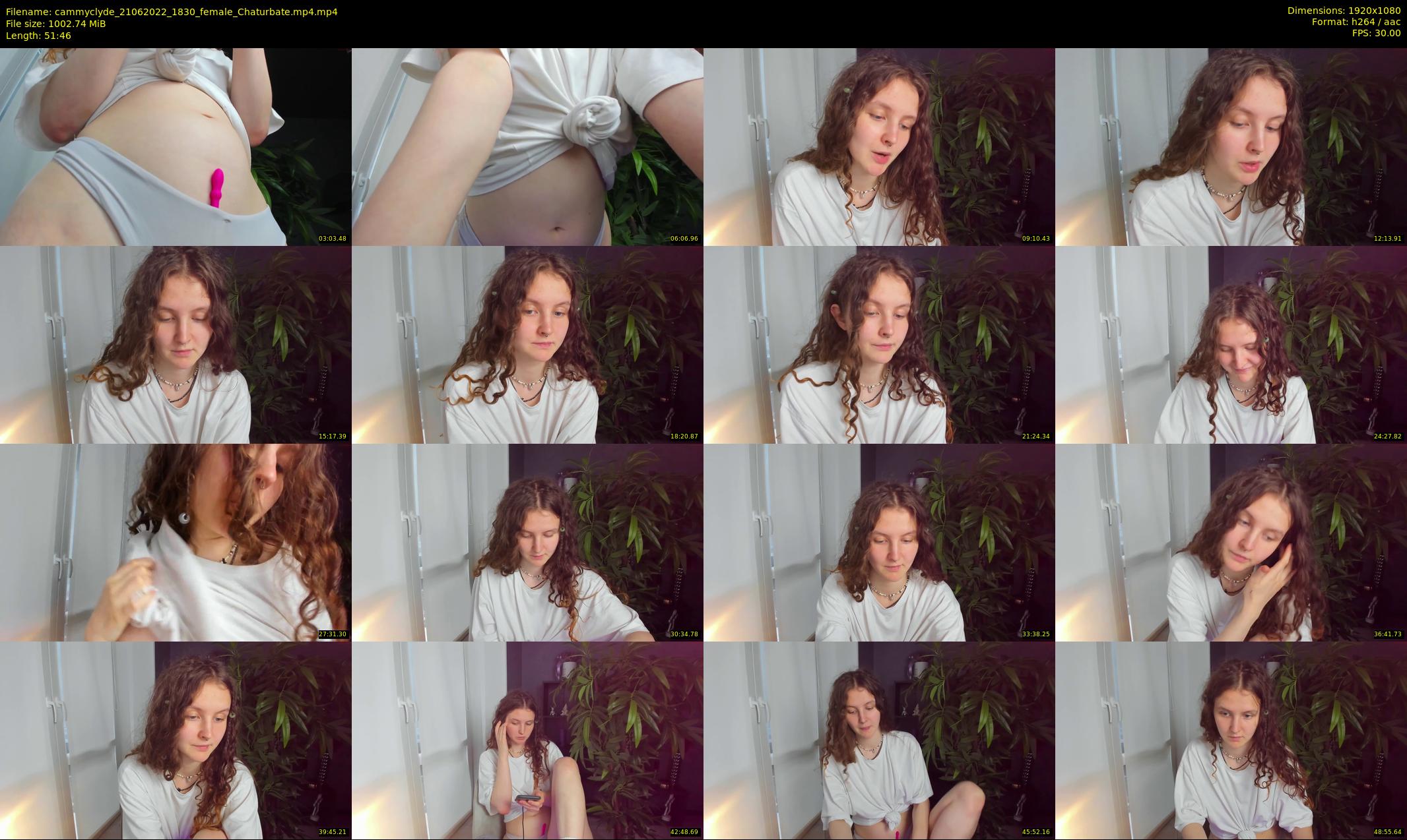 cammyclyde — 52 minute Chaturbate female cam show recording, 1080p, Jun 21, 2022
