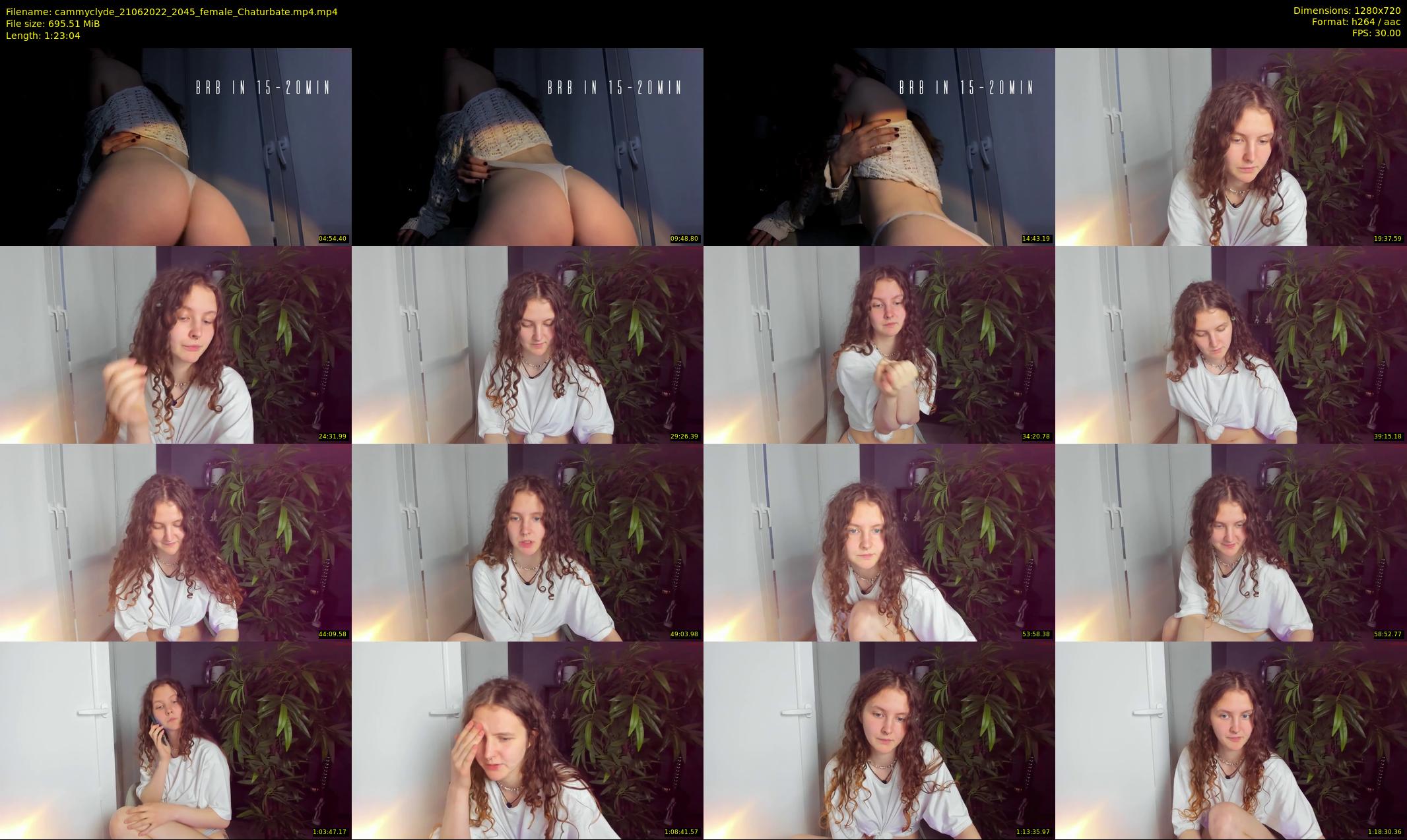 cammyclyde — 84 minute Chaturbate female cam show recording, 720p, Jun 21, 2022