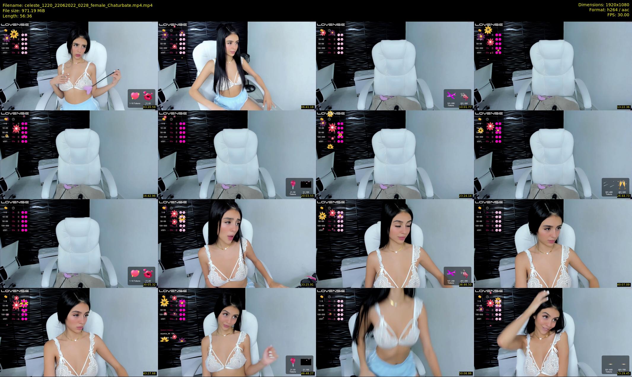 celeste_1220 — 57 minute Chaturbate female cam show recording, 1080p, Jun 22, 2022