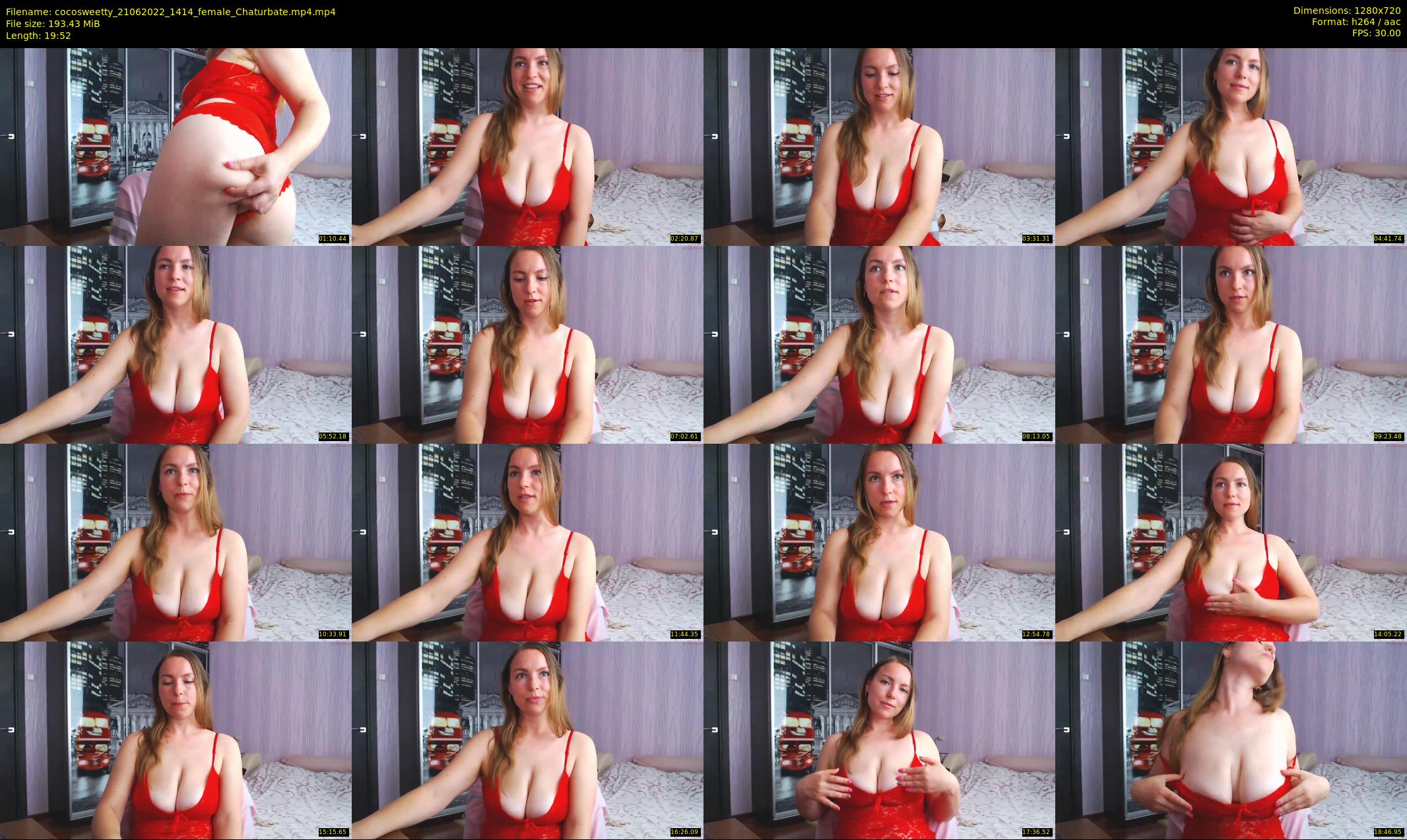 cocosweetty — 20 minute Chaturbate female cam show recording, 720p, Jun 21, 2022
