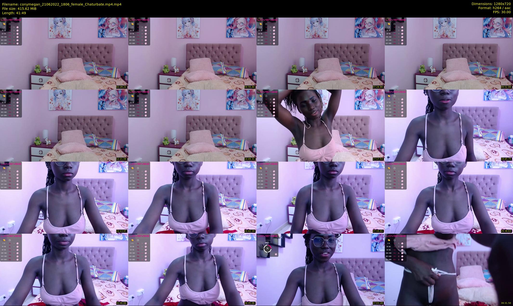 conymegan — 42 minute Chaturbate female cam show recording, 720p, Jun 21, 2022