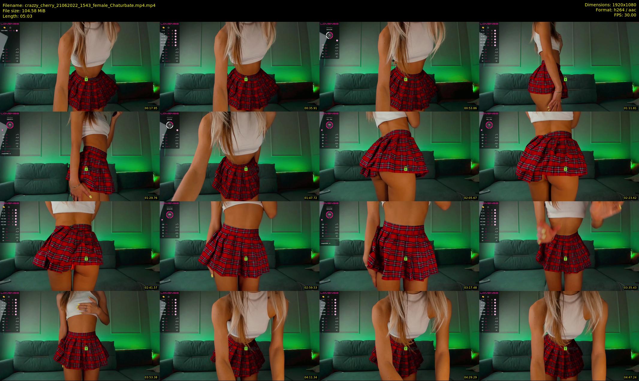 crazzy_cherry — 6 minute Chaturbate female cam show recording, 1080p, Jun 21, 2022