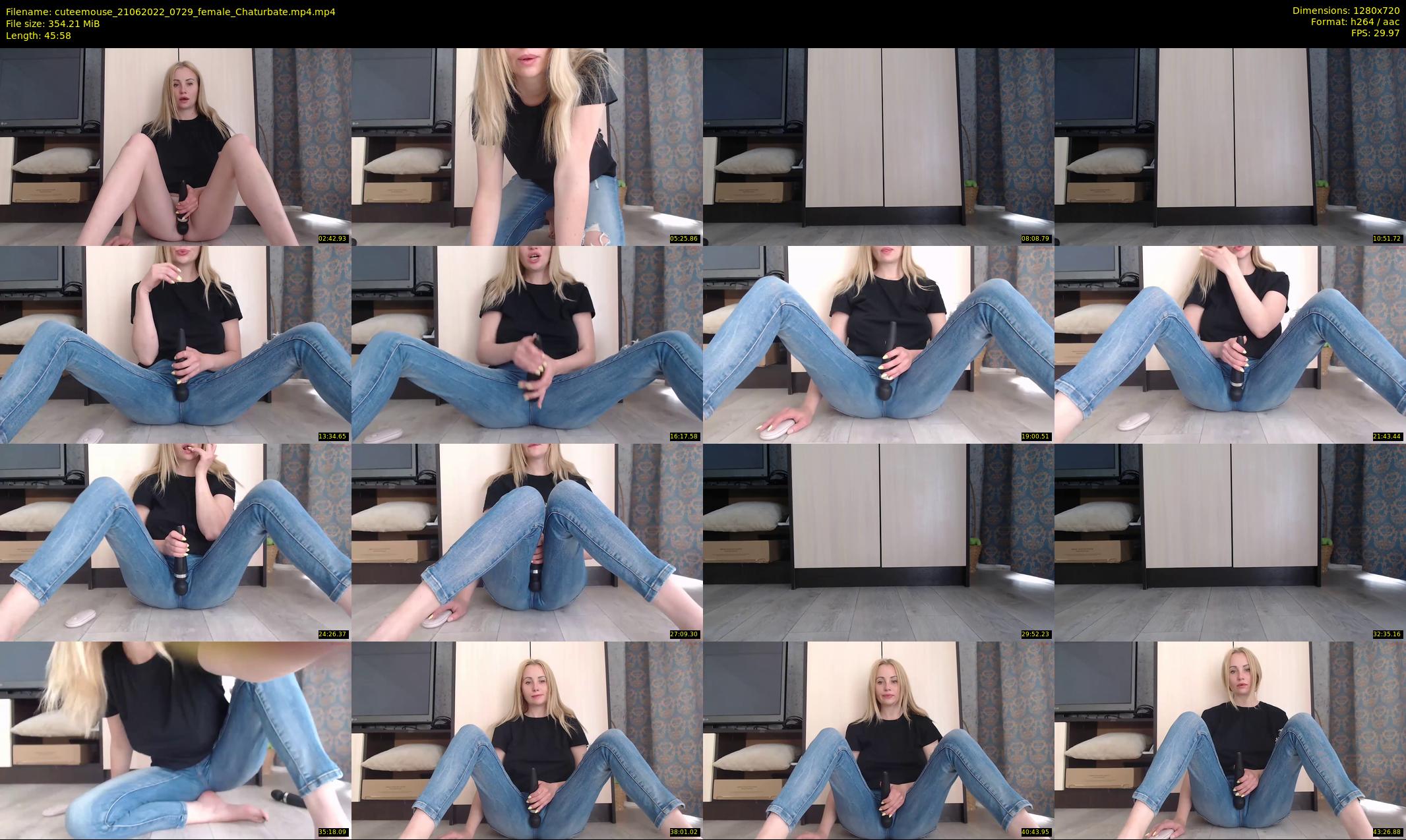 cuteemouse — 46 minute Chaturbate female cam show recording, 720p, Jun 21, 2022