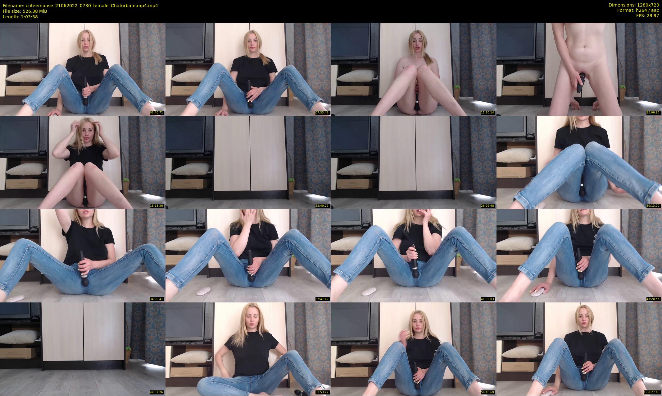 cuteemouse — 64 minute Chaturbate female cam show recording, 720p, Jun 21, 2022