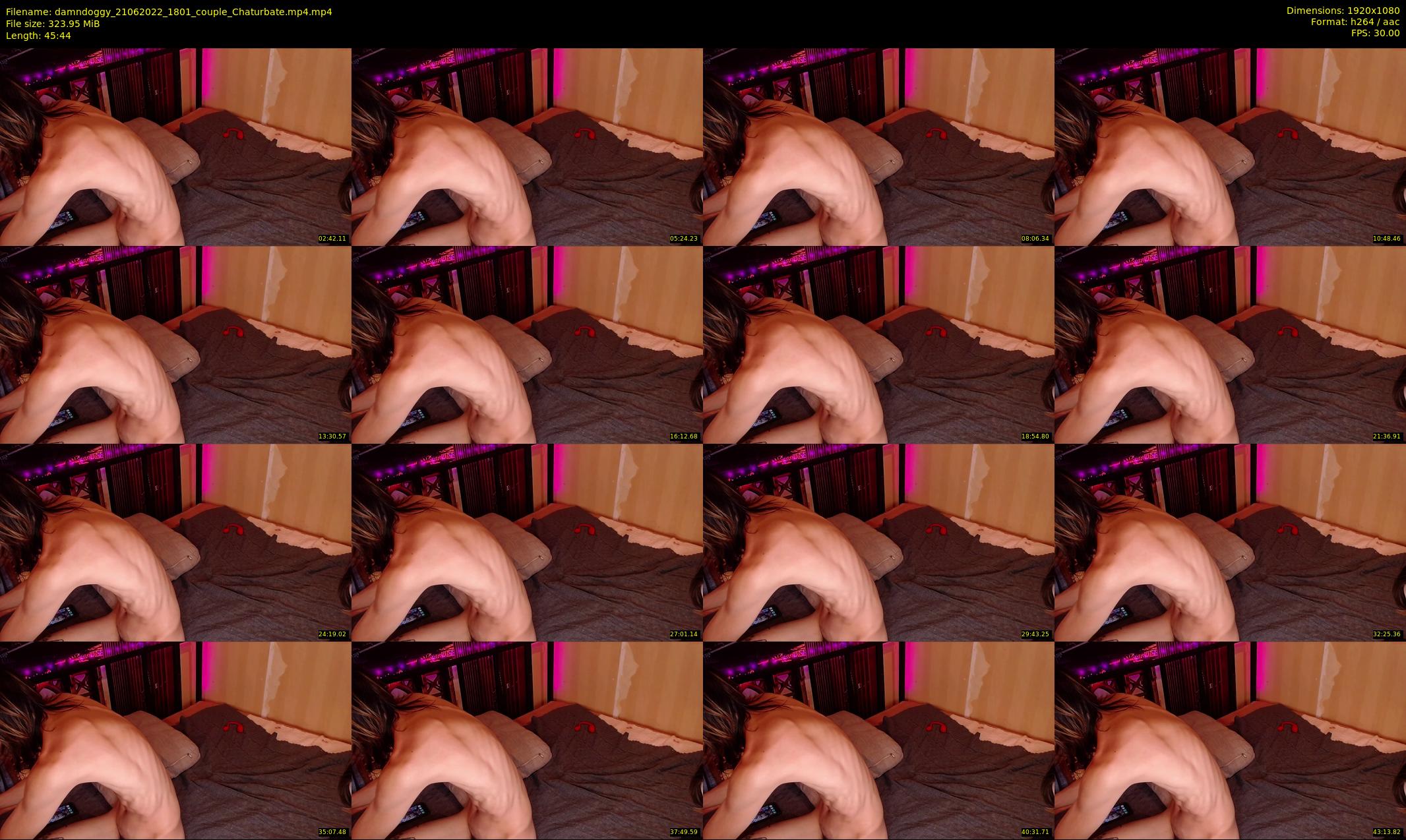 damndoggy — 46 minute Chaturbate couple cam show recording, 1080p, Jun 21, 2022