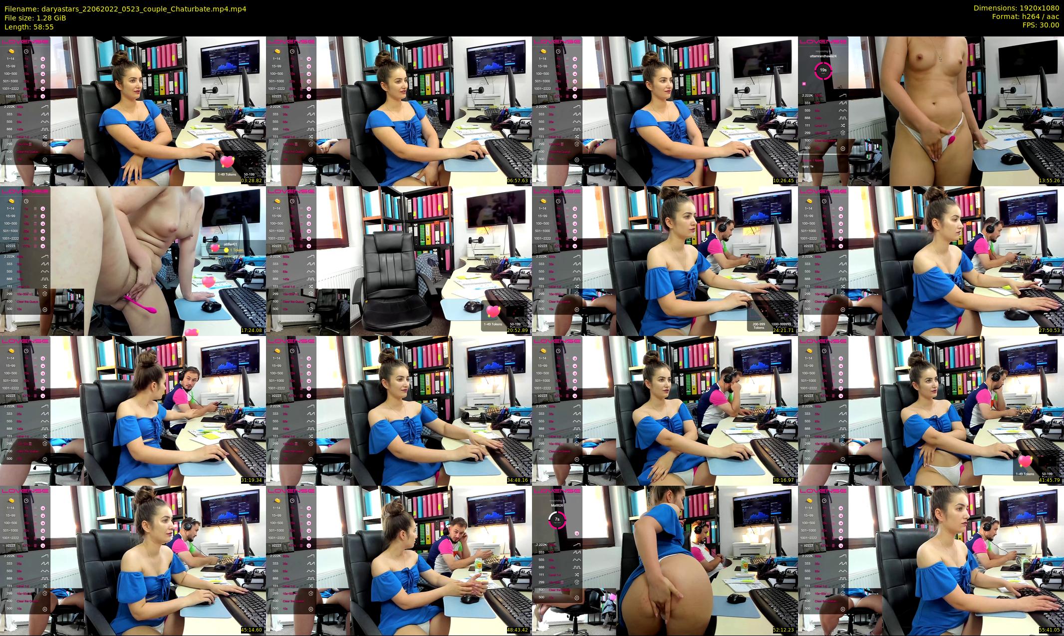 daryastars — 59 minute Chaturbate couple cam show recording, 1080p, Jun 22, 2022