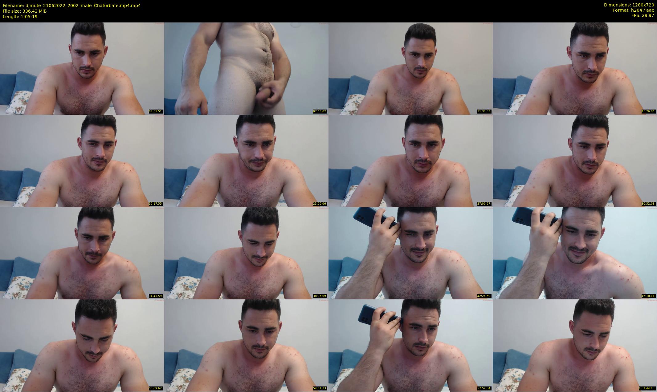 djmute — 66 minute Chaturbate male cam show recording, 720p, Jun 21, 2022