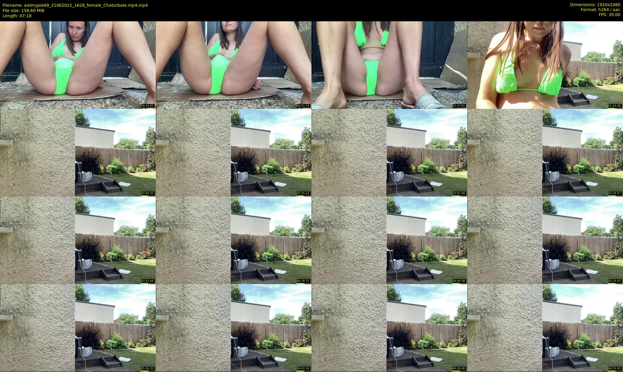 eatmypie69 — 8 minute Chaturbate female cam show recording, 1080p, Jun 21, 2022