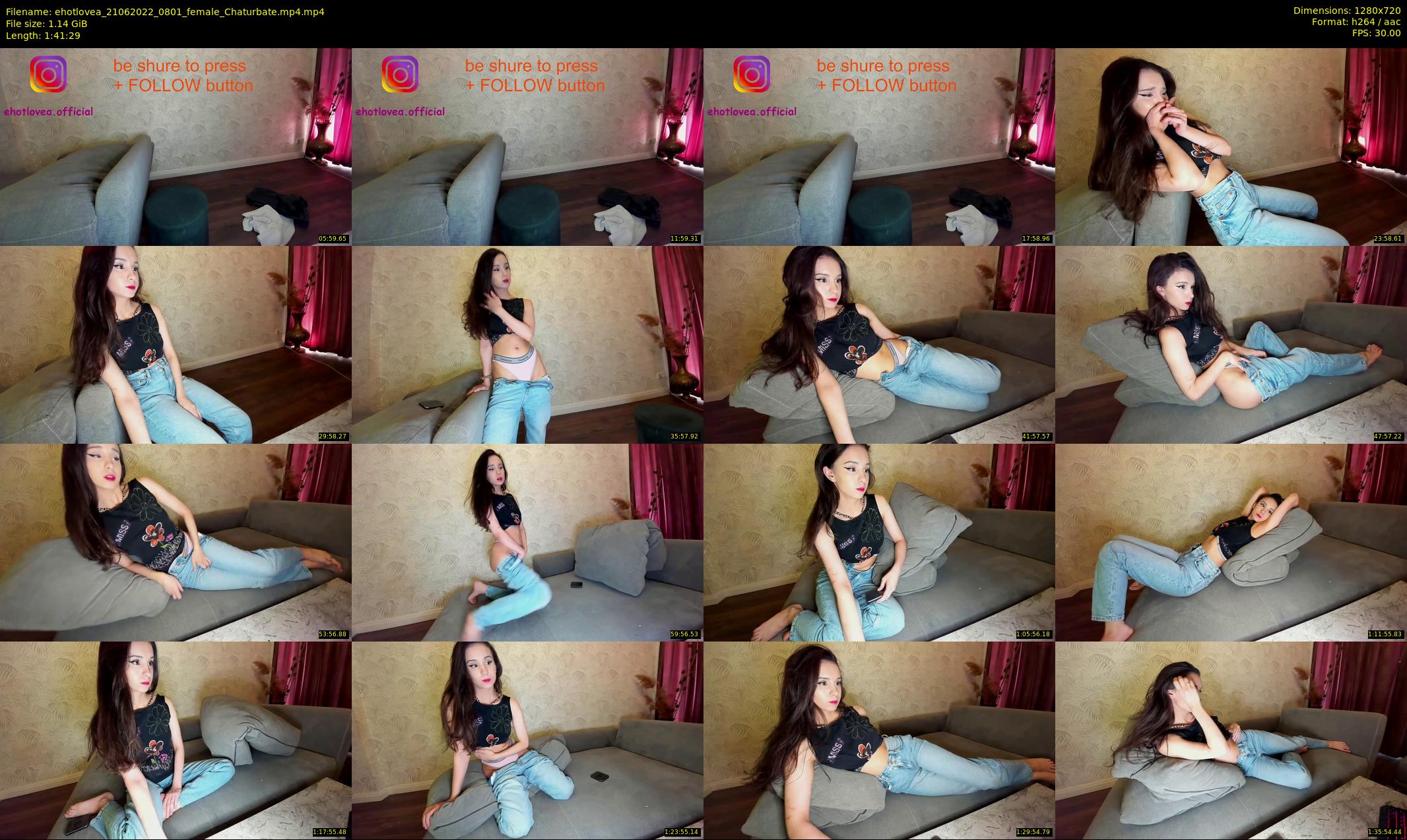 ehotlovea — 102 minute Chaturbate female cam show recording, 720p, Jun 21, 2022