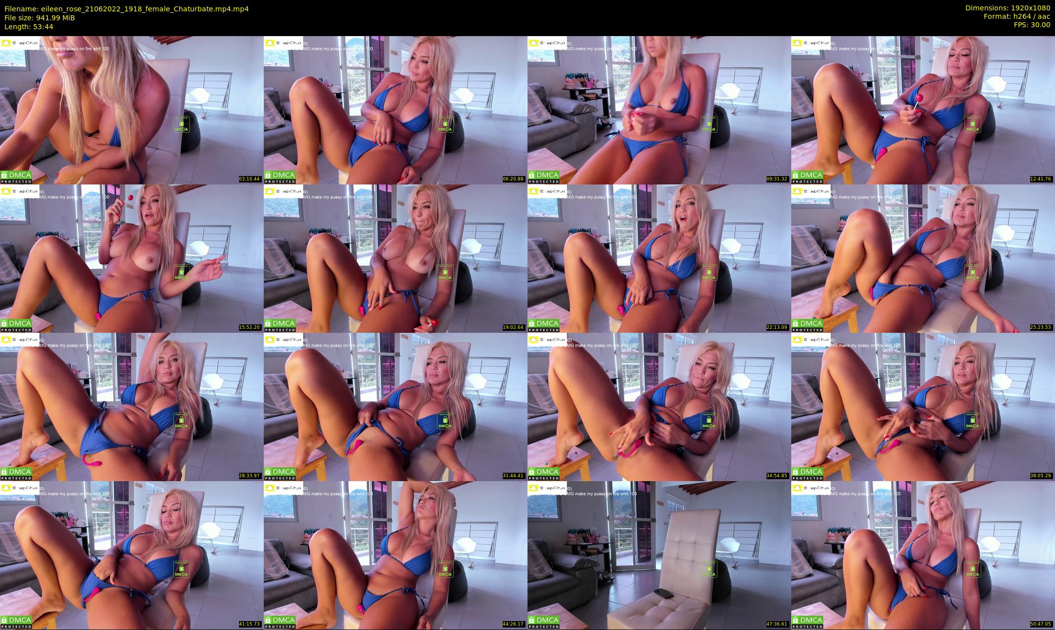 eileen_rose — 54 minute Chaturbate female cam show recording, 1080p, Jun 21, 2022