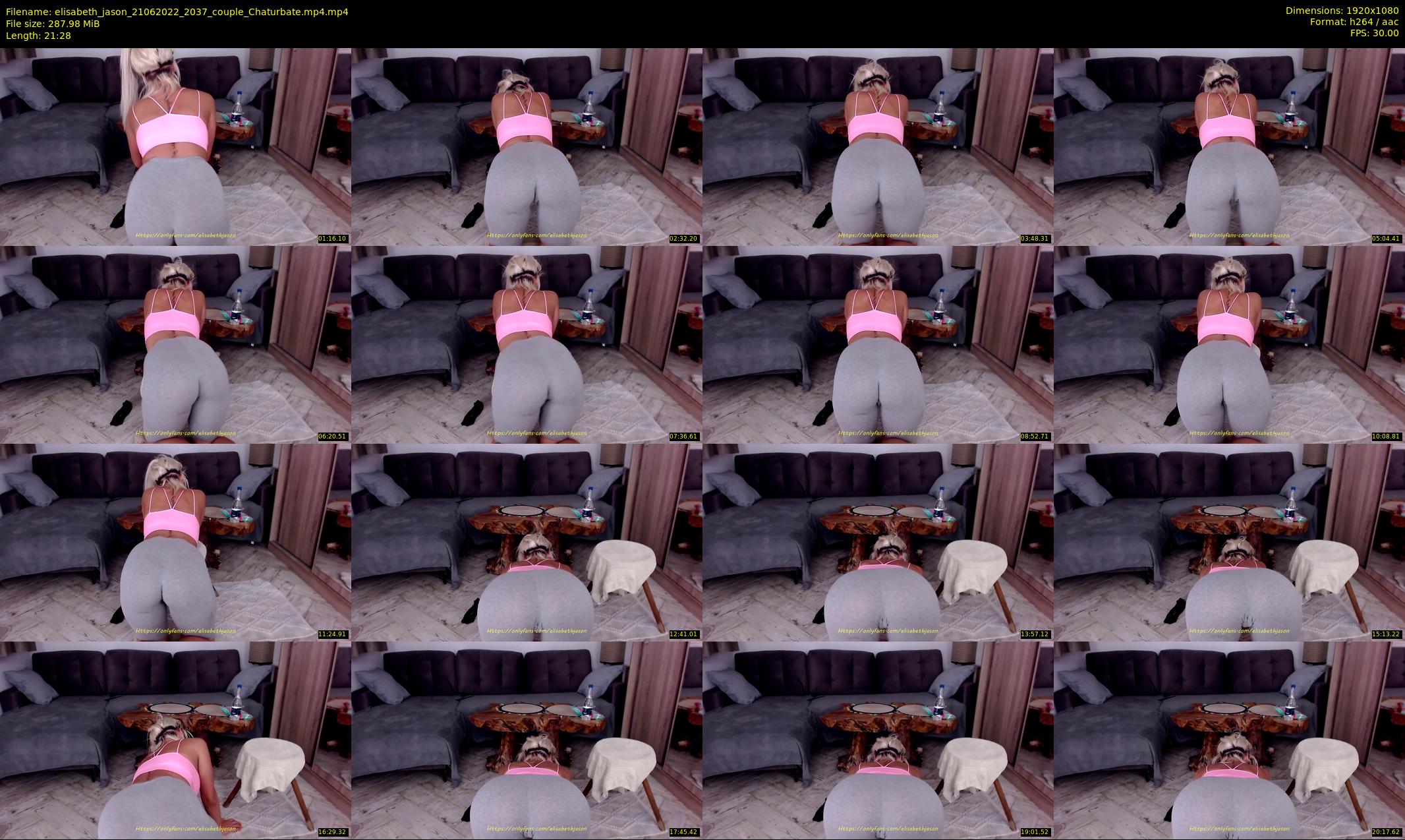 elisabeth_jason — 22 minute Chaturbate couple cam show recording, 1080p, Jun 21, 2022