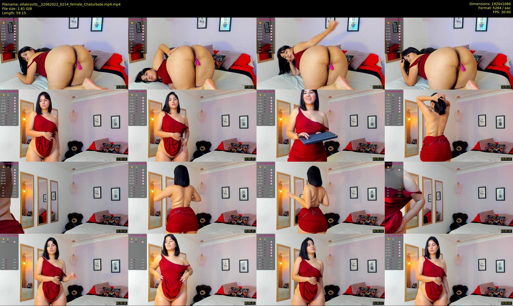 ellakravitz_ — 60 minute Chaturbate female cam show recording, 1080p, Jun 22, 2022
