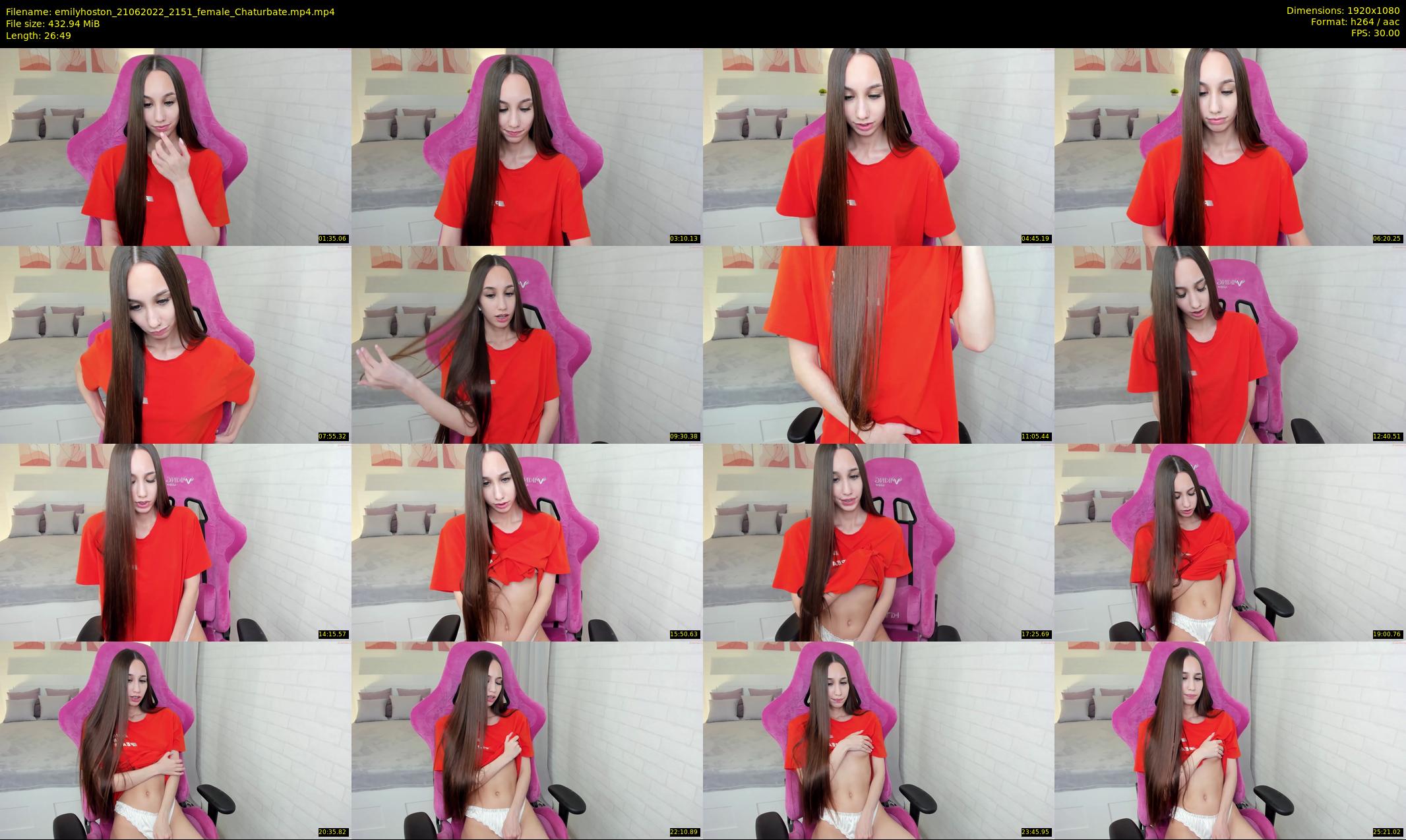 emilyhoston — 27 minute Chaturbate female cam show recording, 1080p, Jun 21, 2022
