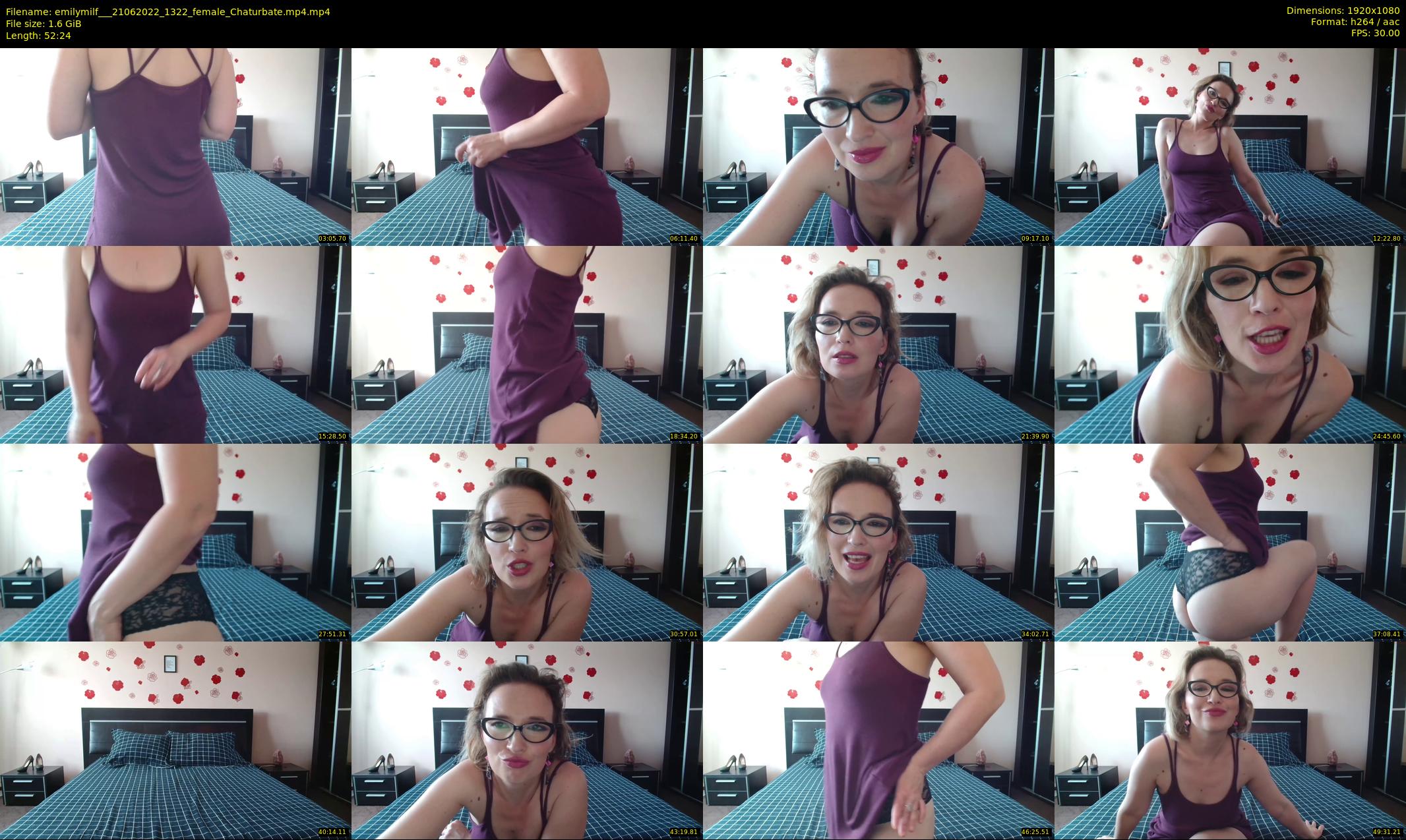 emilymilf__ — 53 minute Chaturbate female cam show recording, 1080p, Jun 21, 2022