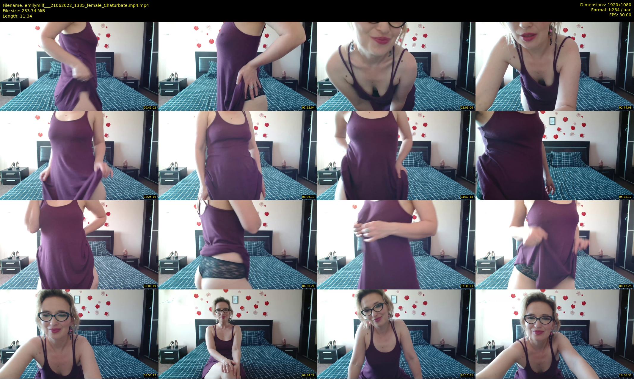 emilymilf__ — 12 minute Chaturbate female cam show recording, 1080p, Jun 21, 2022