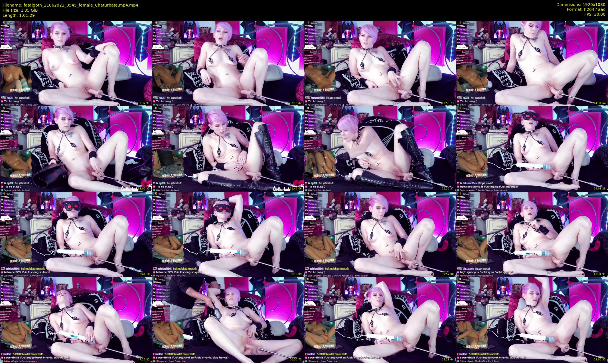 fatalgoth — 62 minute Chaturbate couple cam show recording, 1080p, Jun 21, 2022