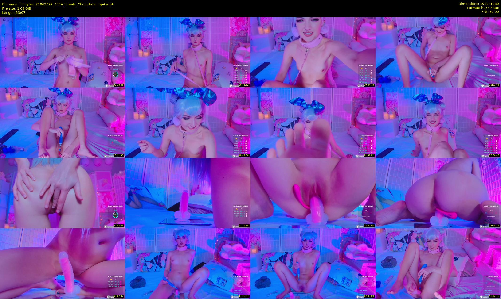 finleyfae — 54 minute Chaturbate female cam show recording, 1080p, Jun 21, 2022