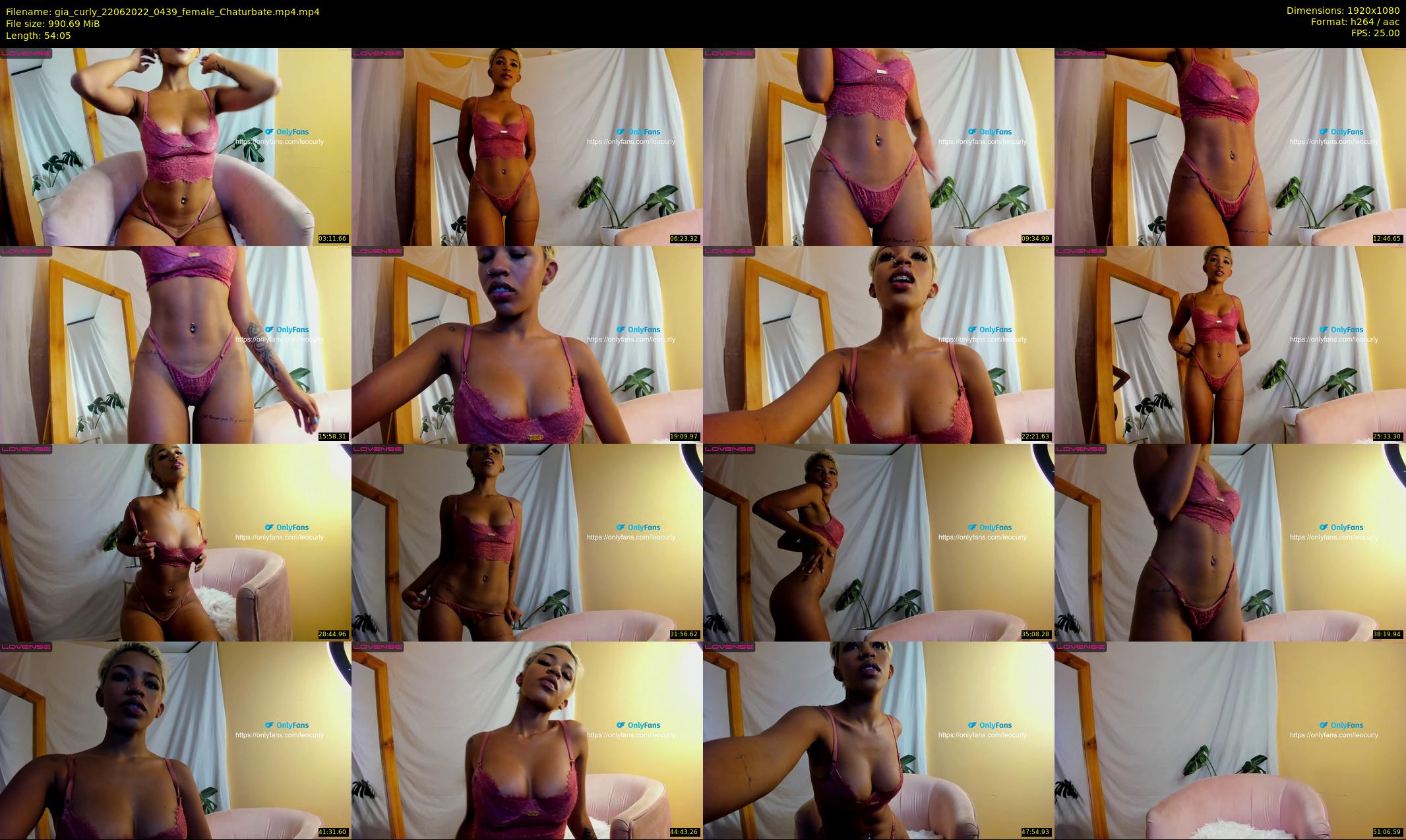 gia_curly — 55 minute Chaturbate female cam show recording, 1080p, Jun 22, 2022