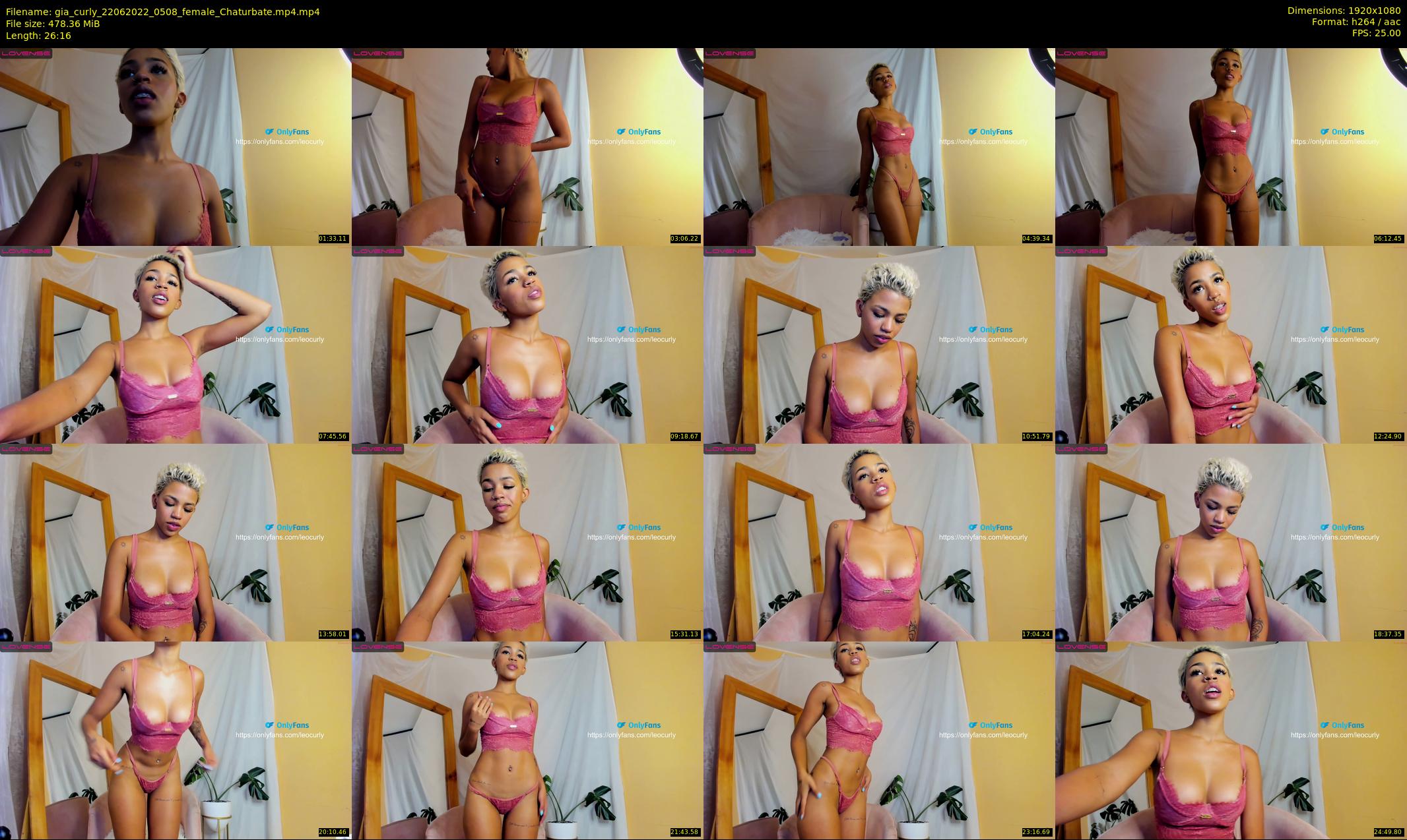 gia_curly — 27 minute Chaturbate female cam show recording, 1080p, Jun 22, 2022