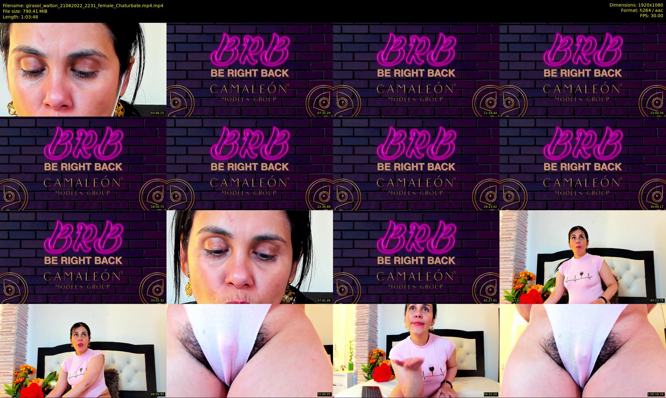 girasol_walton — 64 minute Chaturbate female cam show recording, 1080p, Jun 21, 2022