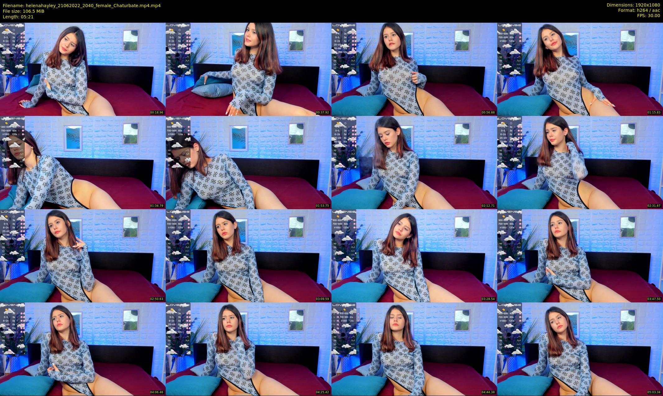 helenahayley — 6 minute Chaturbate female cam show recording, 1080p, Jun 21, 2022