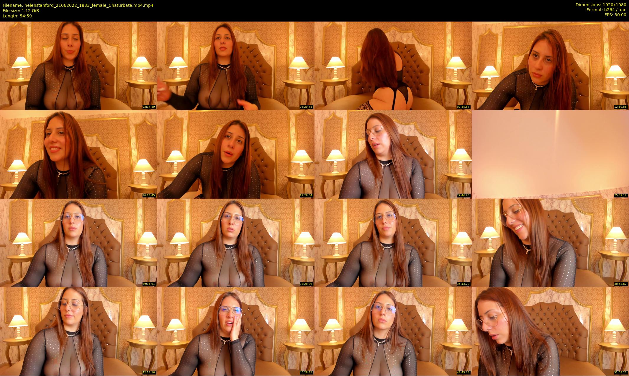 helenstanford — 55 minute Chaturbate female cam show recording, 1080p, Jun 21, 2022
