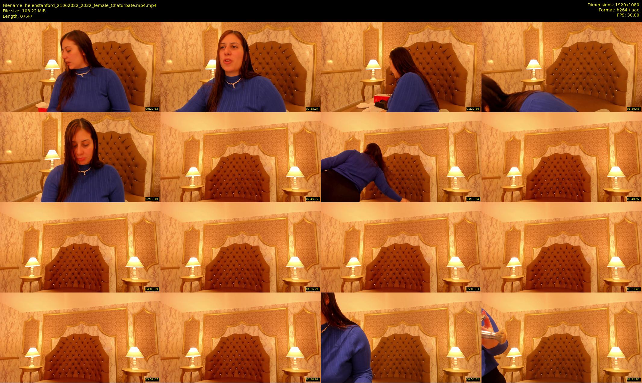 helenstanford — 8 minute Chaturbate female cam show recording, 1080p, Jun 21, 2022
