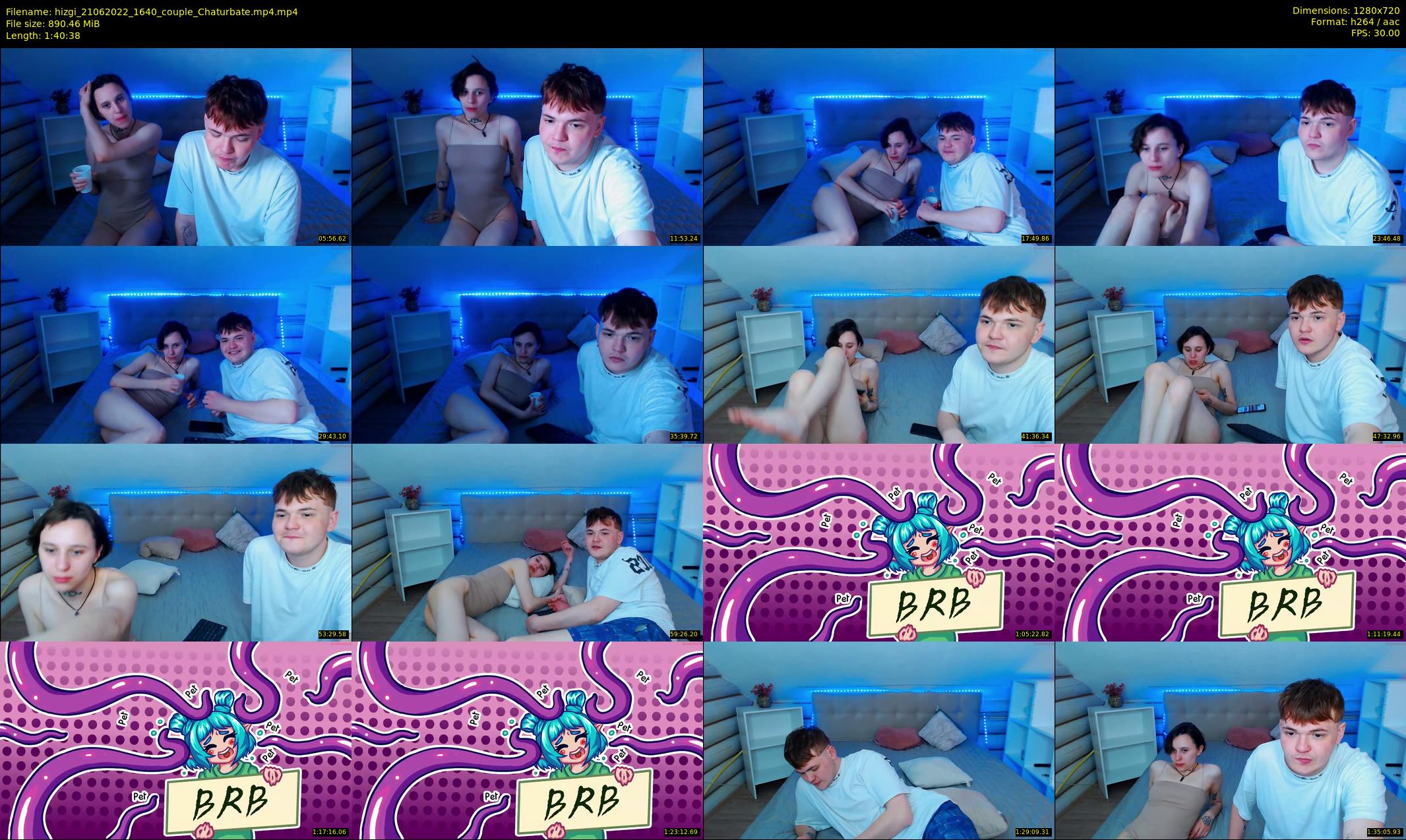 hizgi — 101 minute Chaturbate couple cam show recording, 720p, Jun 21, 2022