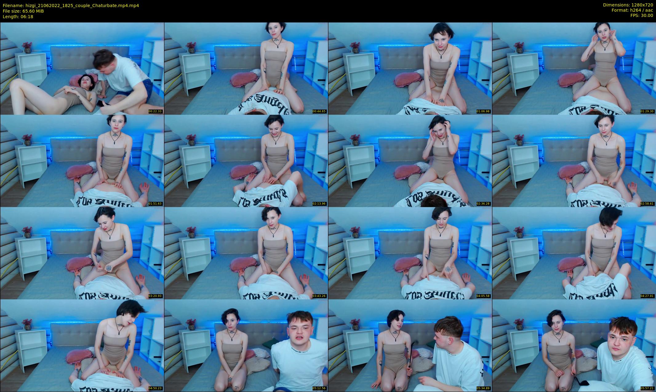 hizgi — 7 minute Chaturbate couple cam show recording, 720p, Jun 21, 2022
