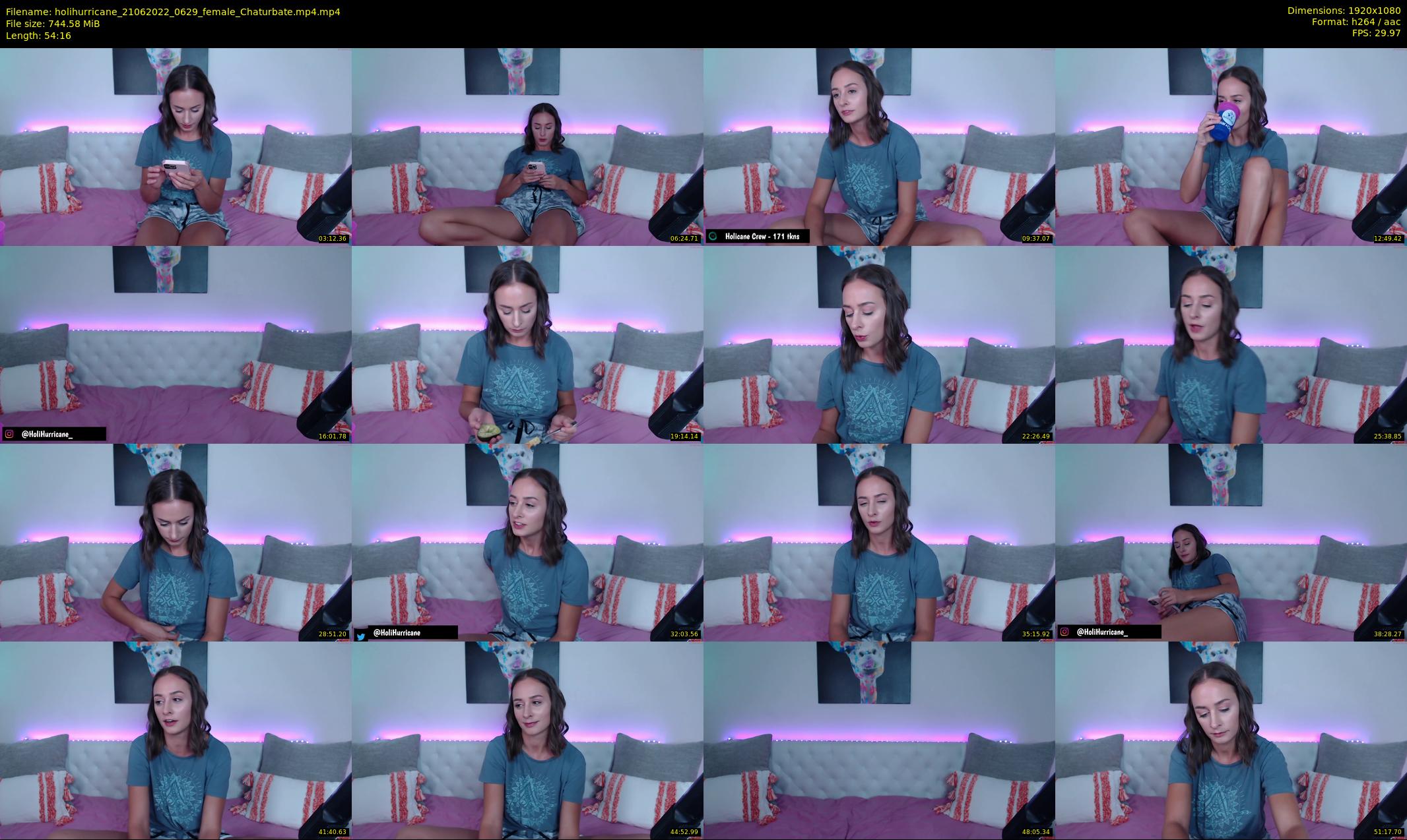 holihurricane — 55 minute Chaturbate female cam show recording, 1080p, Jun 21, 2022