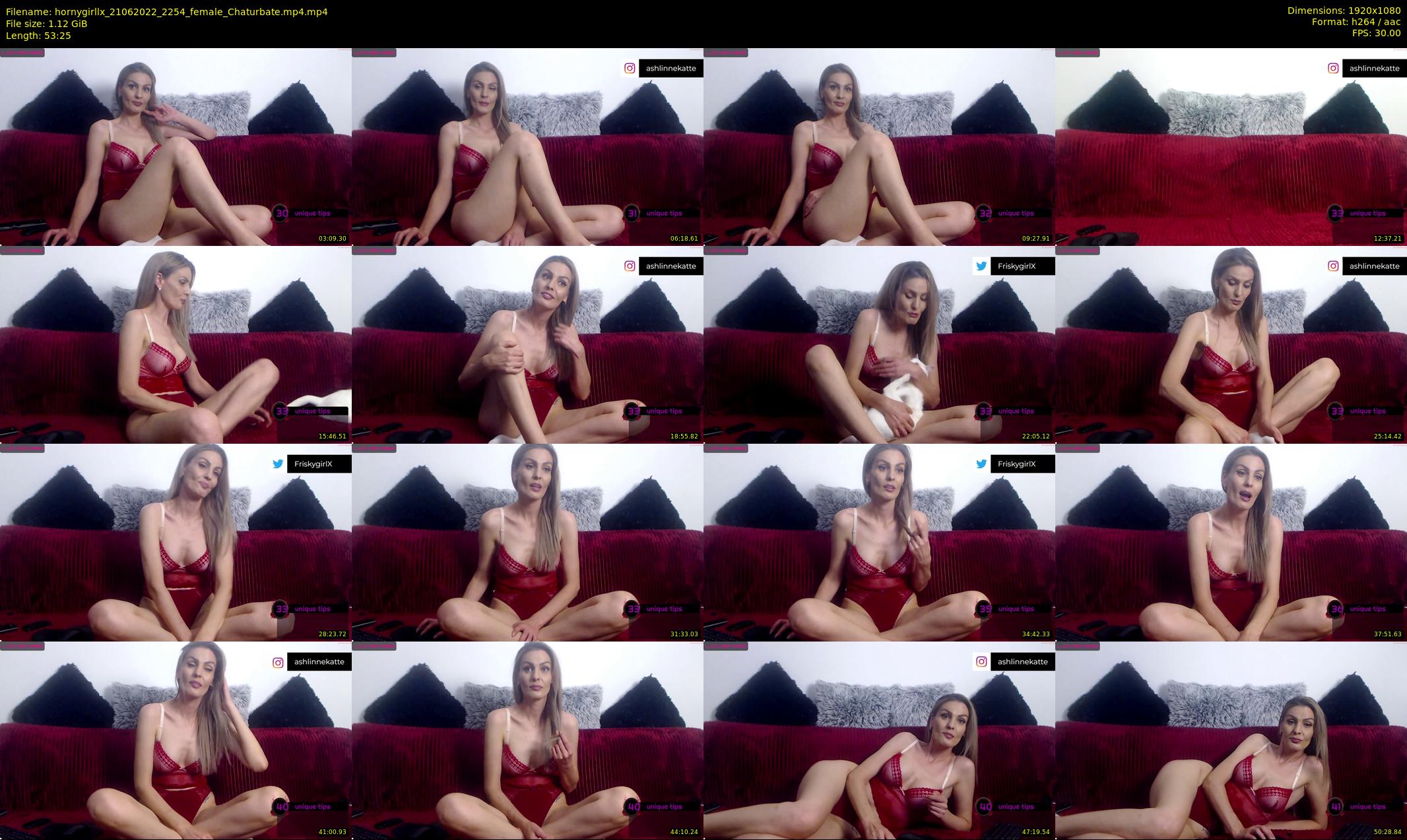 hornygirllx — 54 minute Chaturbate female cam show recording, 1080p, Jun 21, 2022