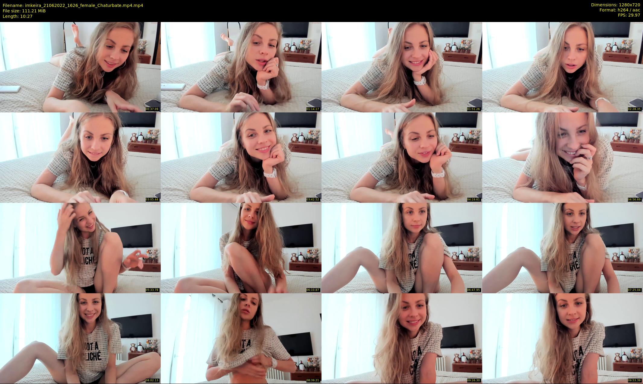 imkeira — 11 minute Chaturbate female cam show recording, 720p, Jun 21, 2022
