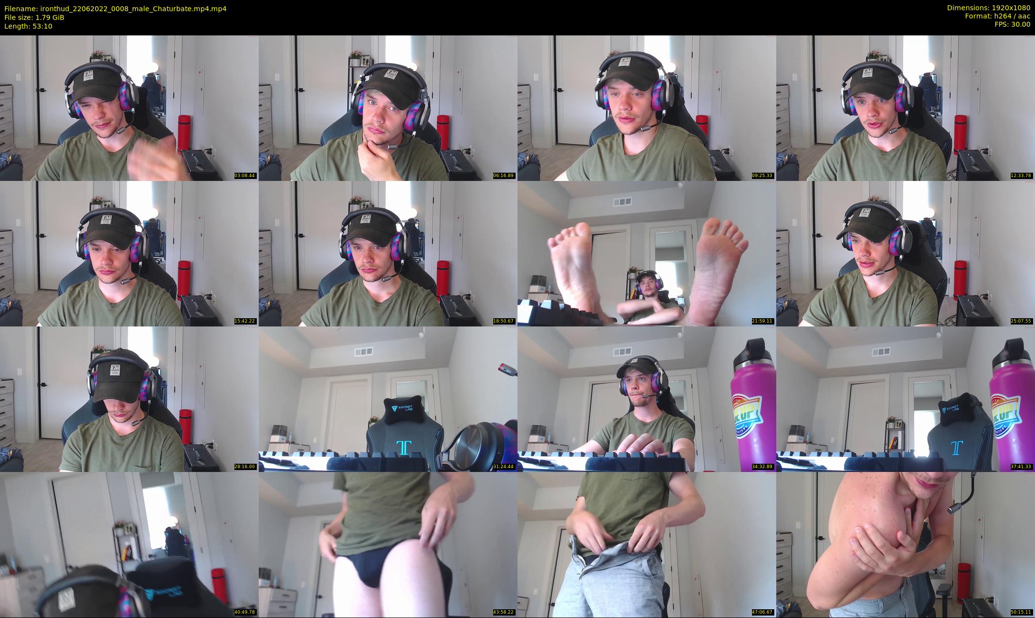 ironthud — 54 minute Chaturbate male cam show recording, 1080p, Jun 22, 2022