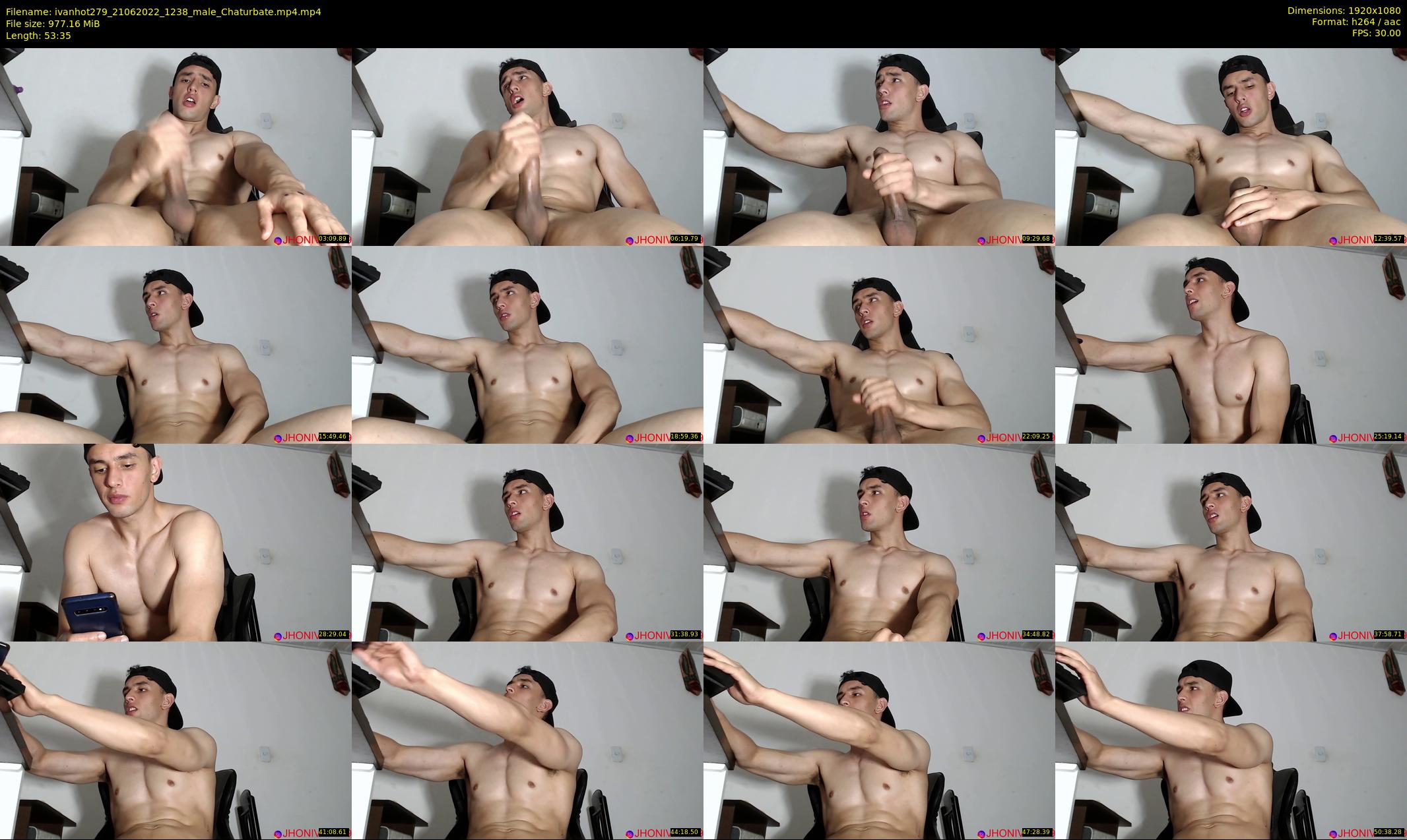 ivanhot279 — 54 minute Chaturbate male cam show recording, 1080p, Jun 21, 2022