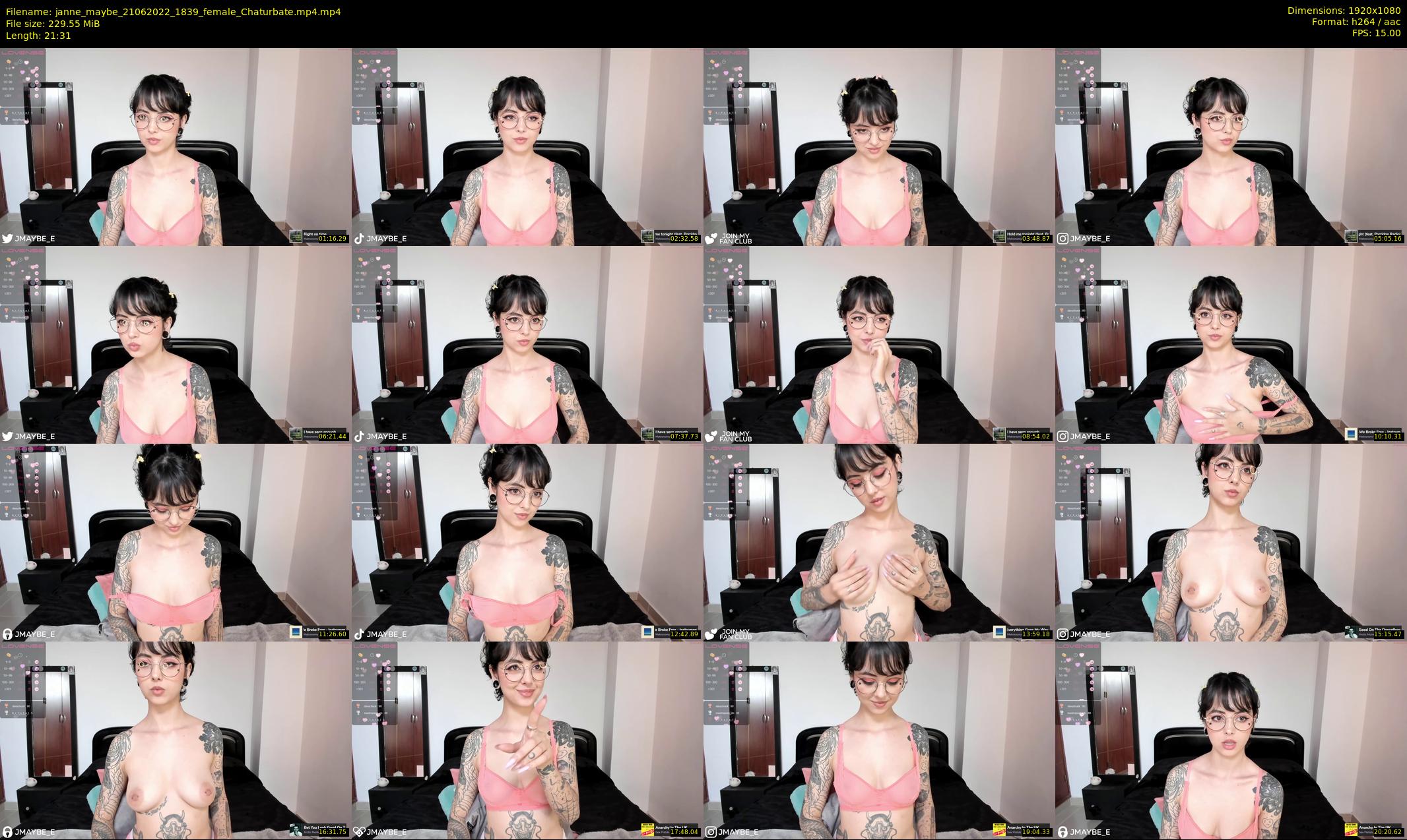 janne_maybe — 22 minute Chaturbate female cam show recording, 1080p, Jun 21, 2022
