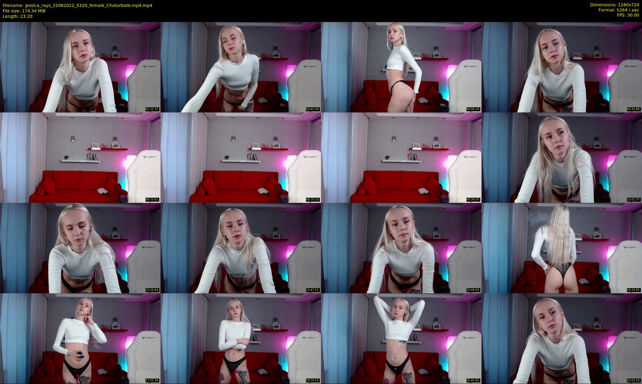jessica_rays — 24 minute Chaturbate couple cam show recording, 720p, Jun 22, 2022