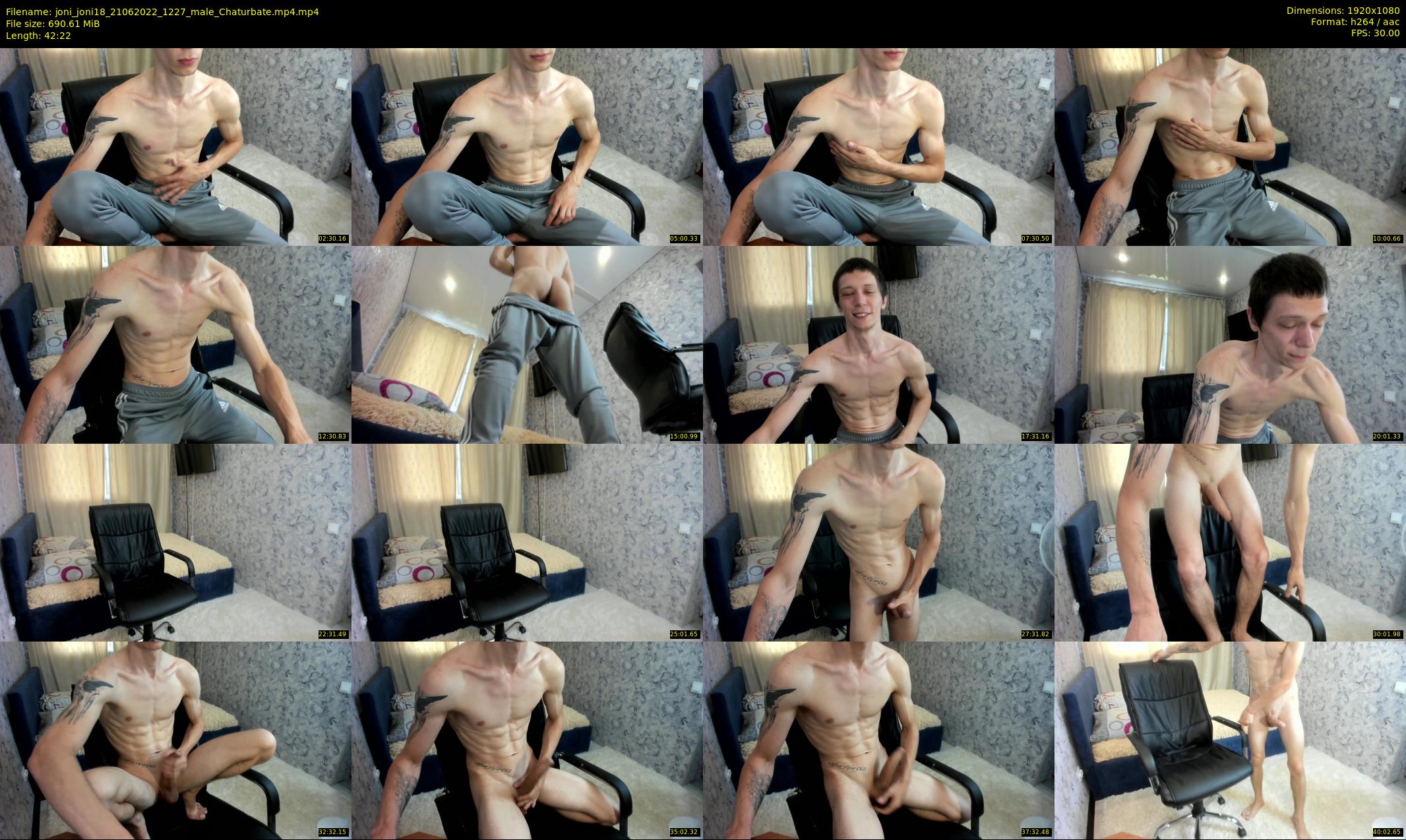 joni_joni18 — 43 minute Chaturbate male cam show recording, 1080p, Jun 21, 2022