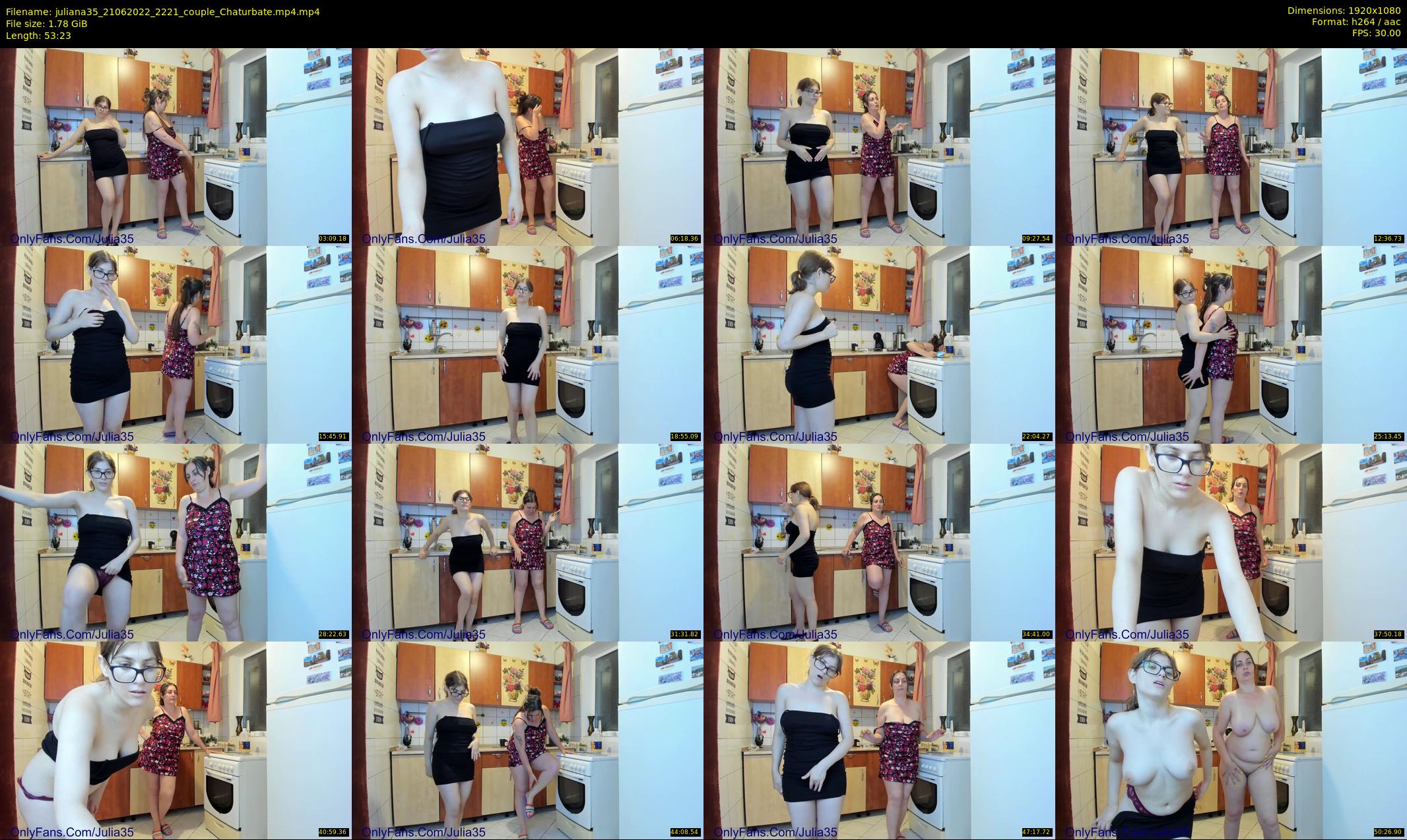 juliana35 — 54 minute Chaturbate couple cam show recording, 1080p, Jun 21, 2022