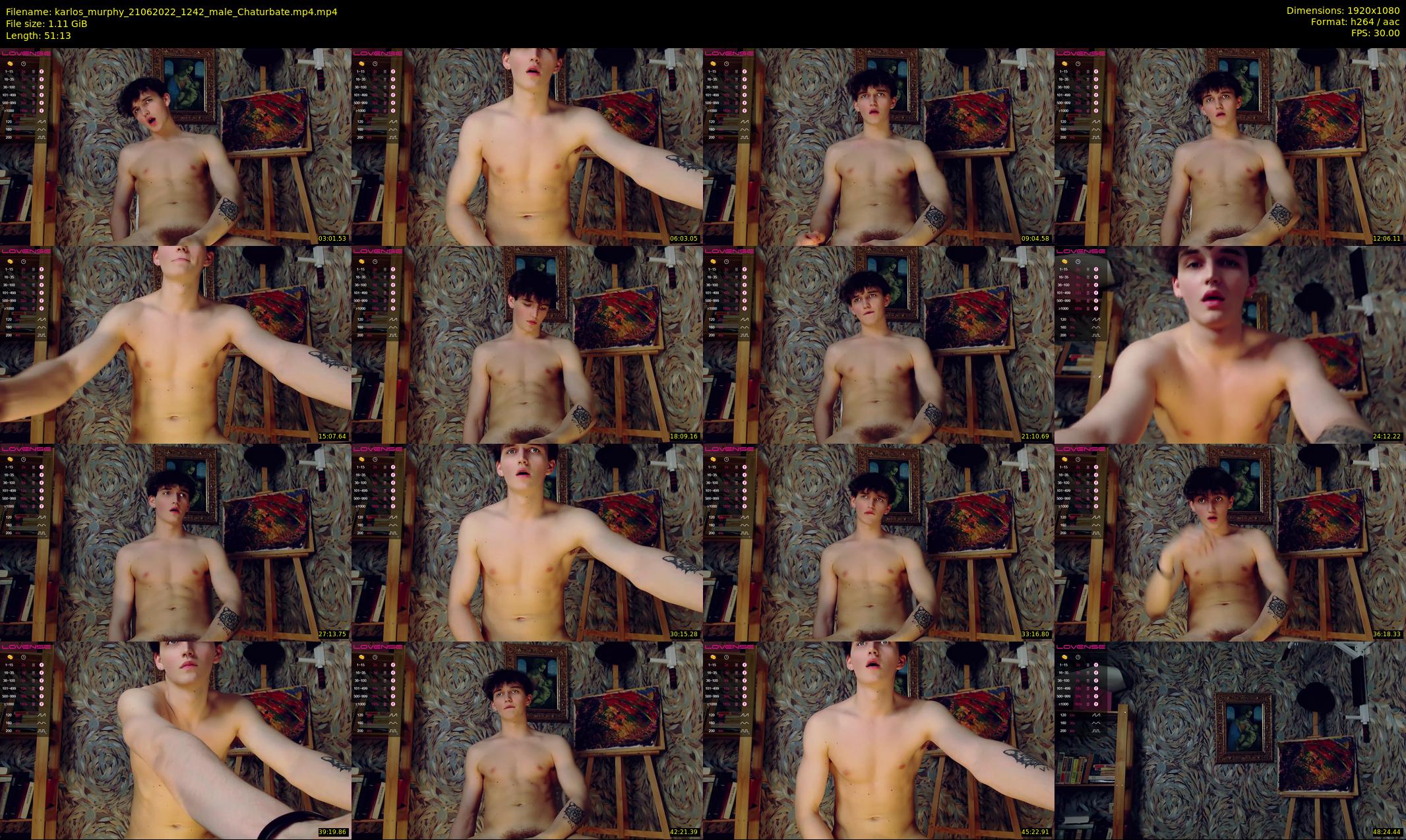 karlos_murphy — 52 minute Chaturbate male cam show recording, 1080p, Jun 21, 2022