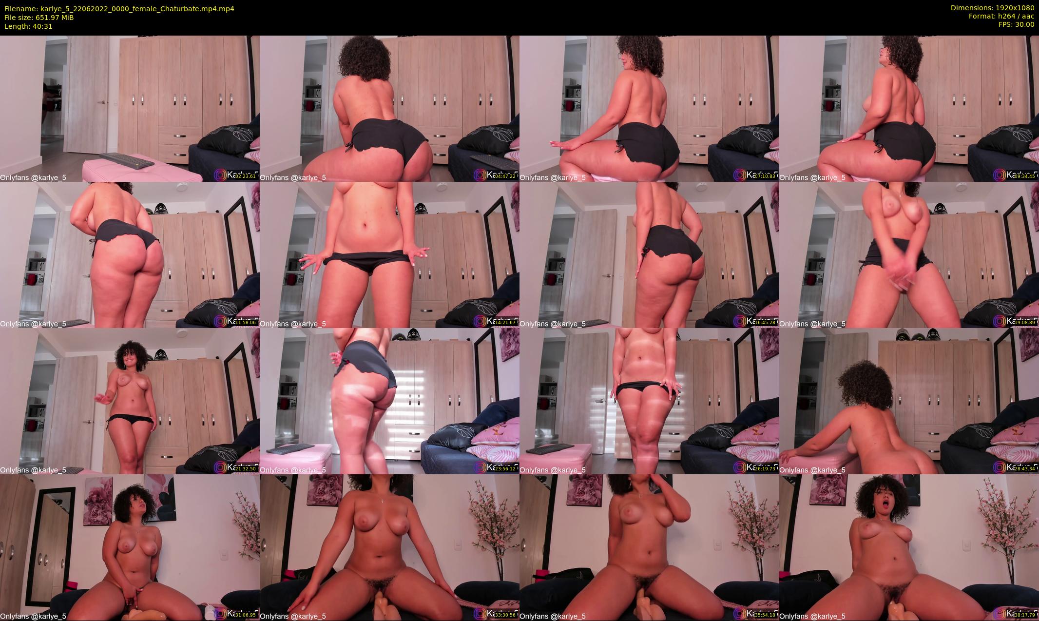karlye_5 — 41 minute Chaturbate female cam show recording, 1080p, Jun 22, 2022
