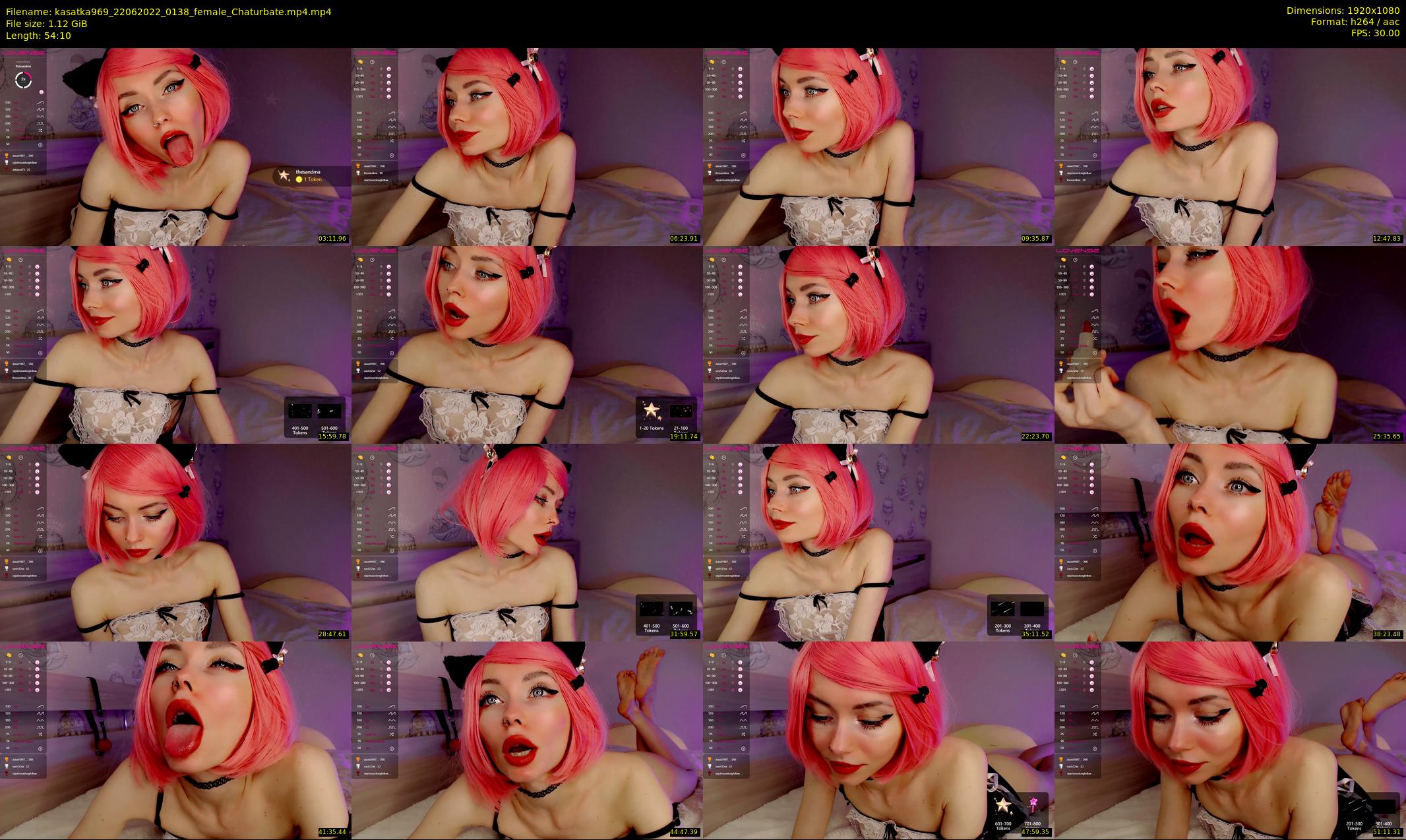 kasatka969 — 55 minute Chaturbate female cam show recording, 1080p, Jun 22, 2022